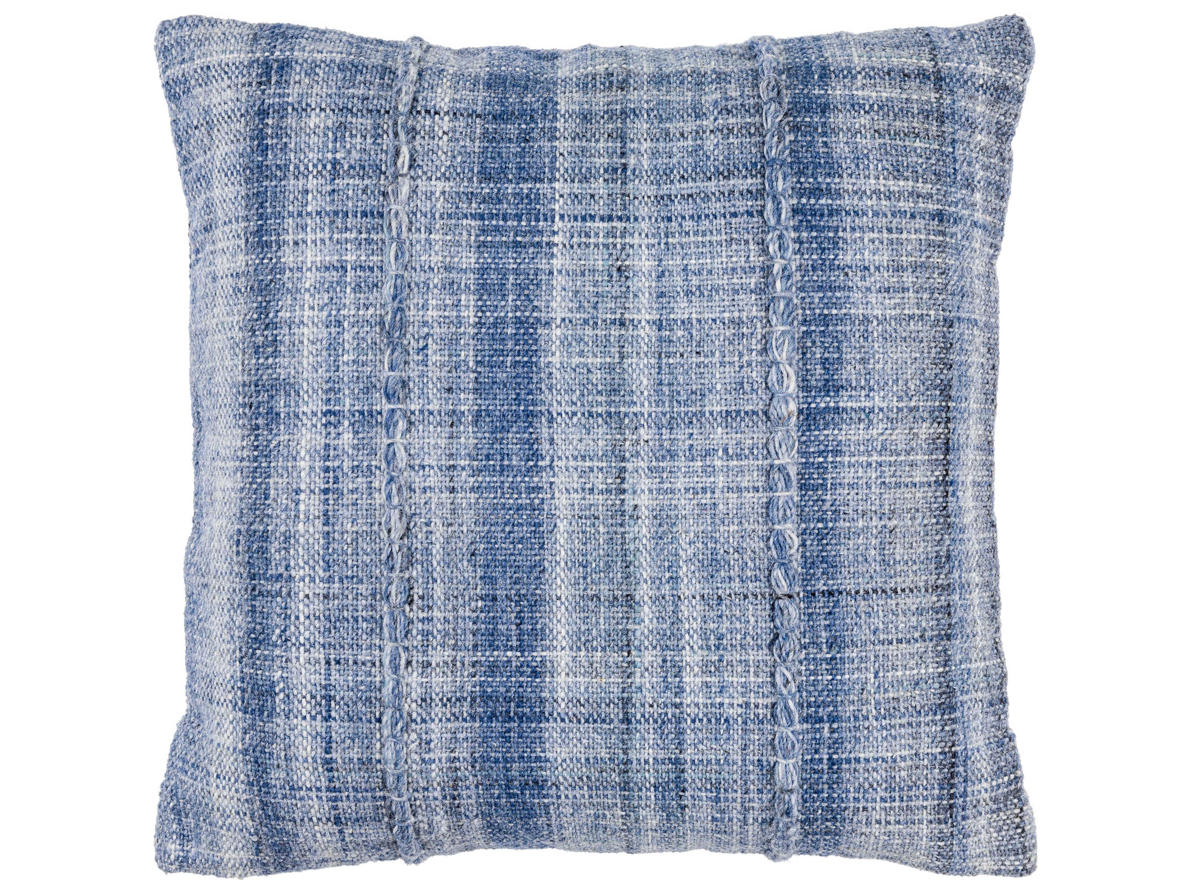 Mudcloth Denim Blue Pillow