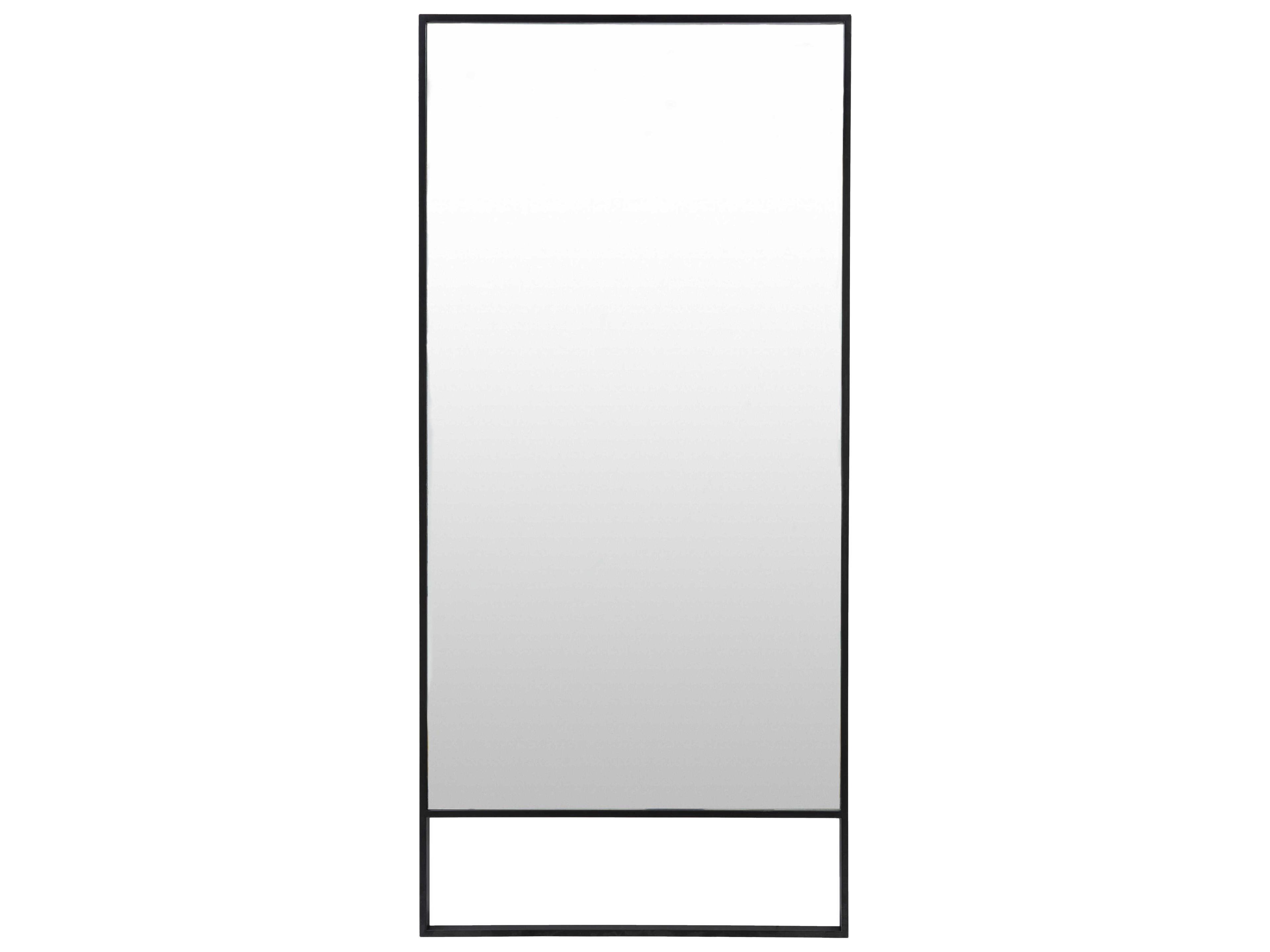 Maxxis Black Rectangular Floor Mirror