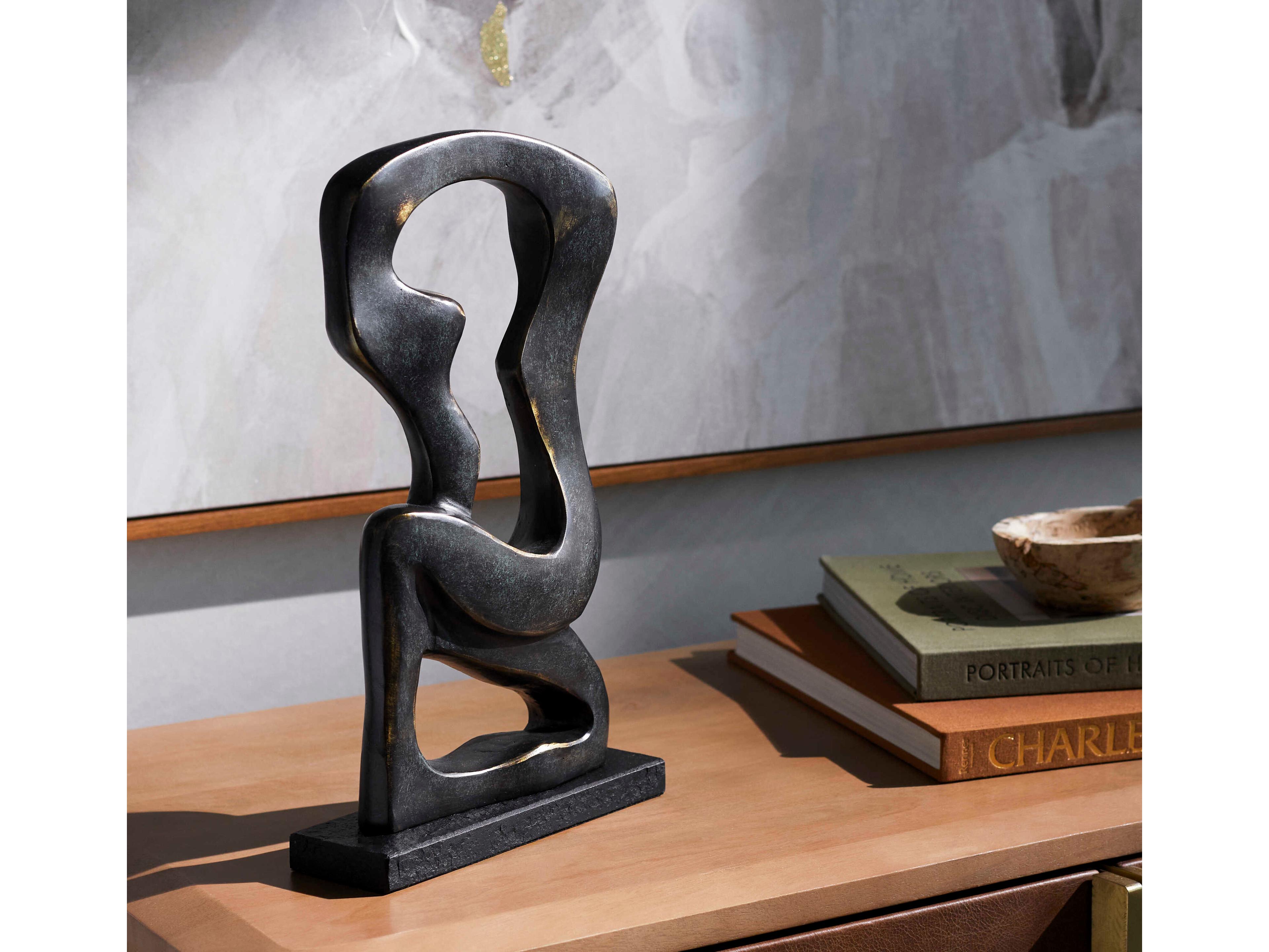 Surya Neblina Metallic Bronze Sculpture