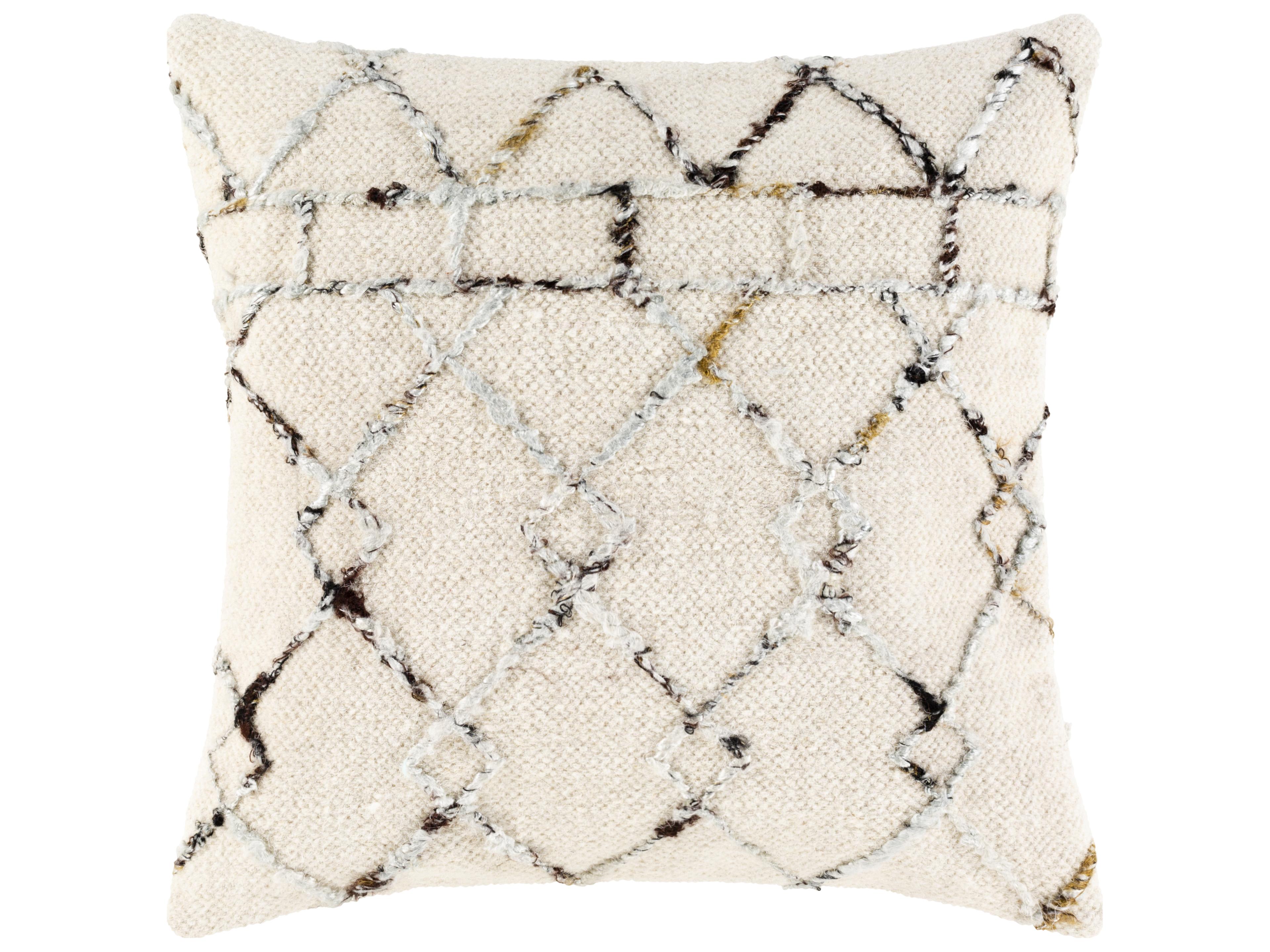 Surya Nettie Off-White Pillow