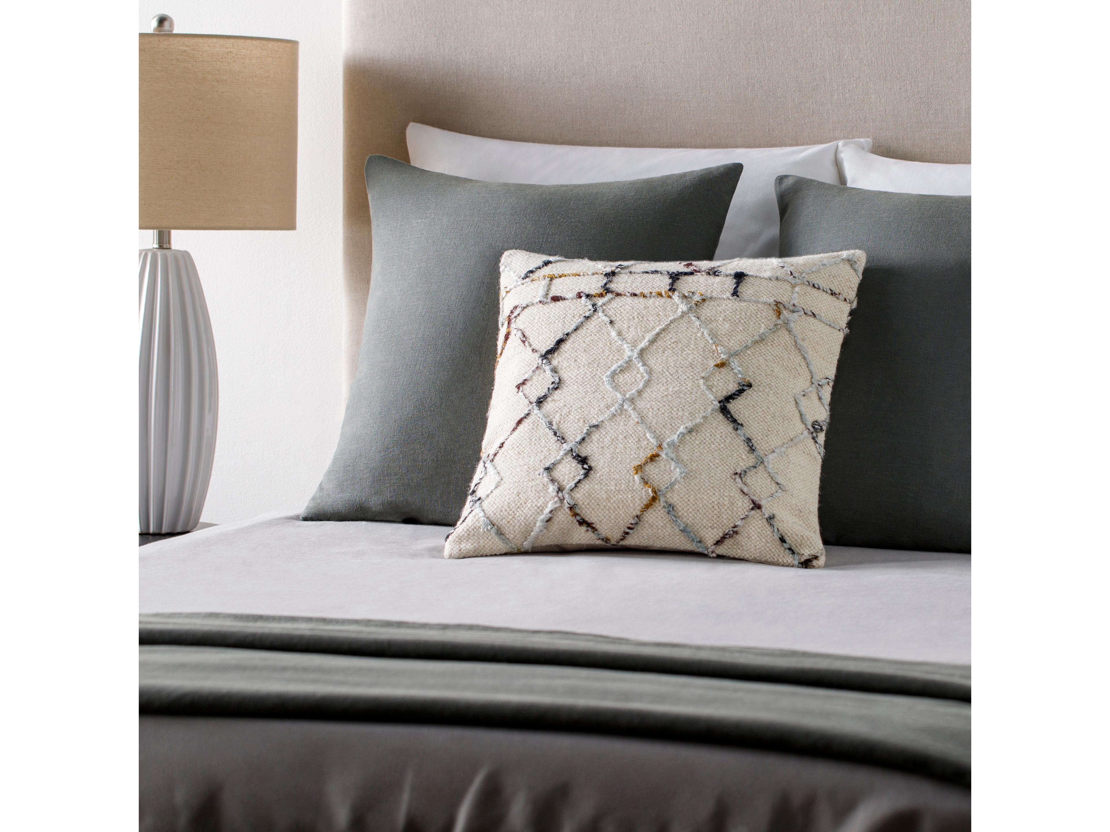 Surya Nettie Off-White Pillow