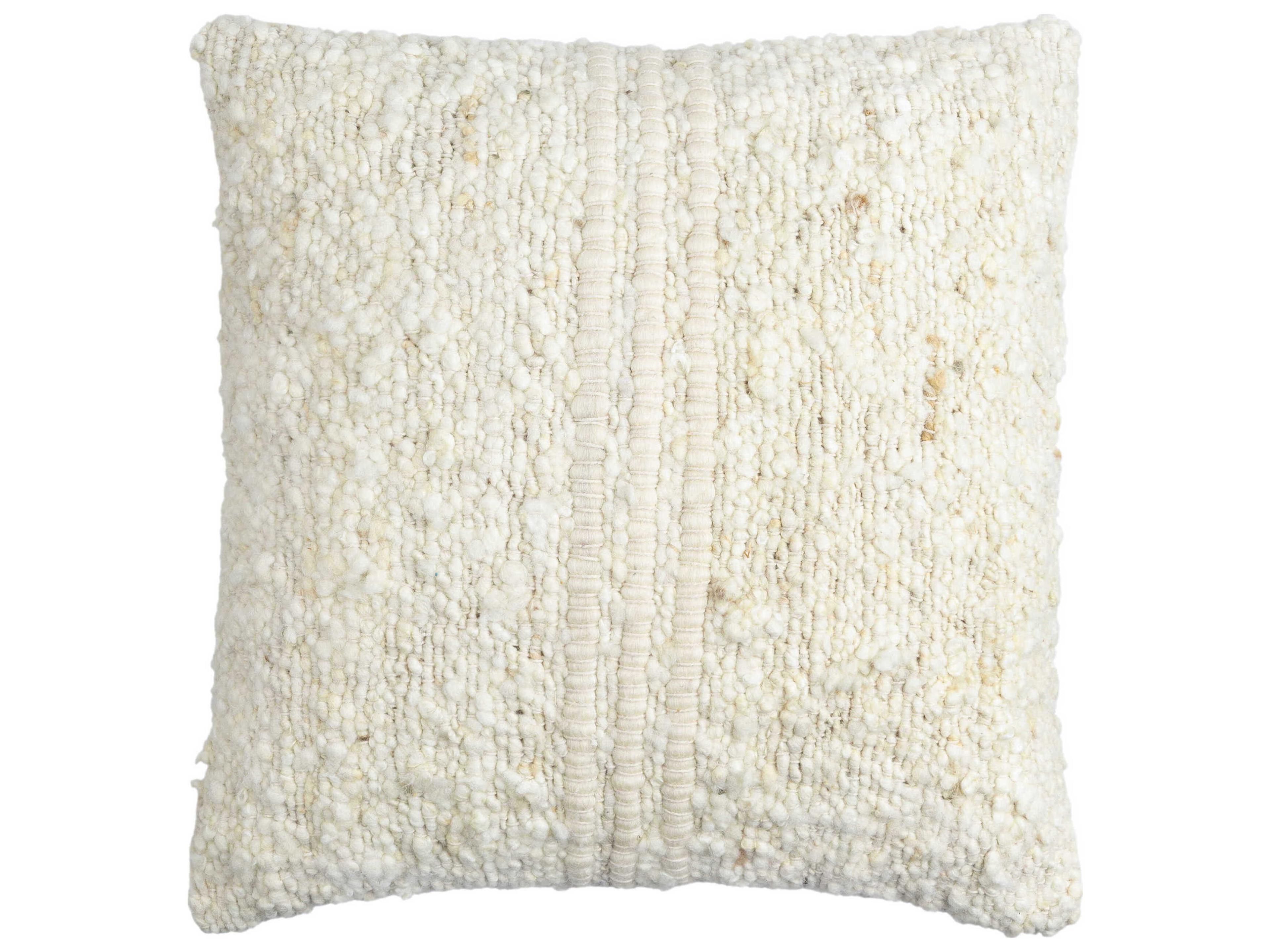 Surya Neutral Cream Pillow