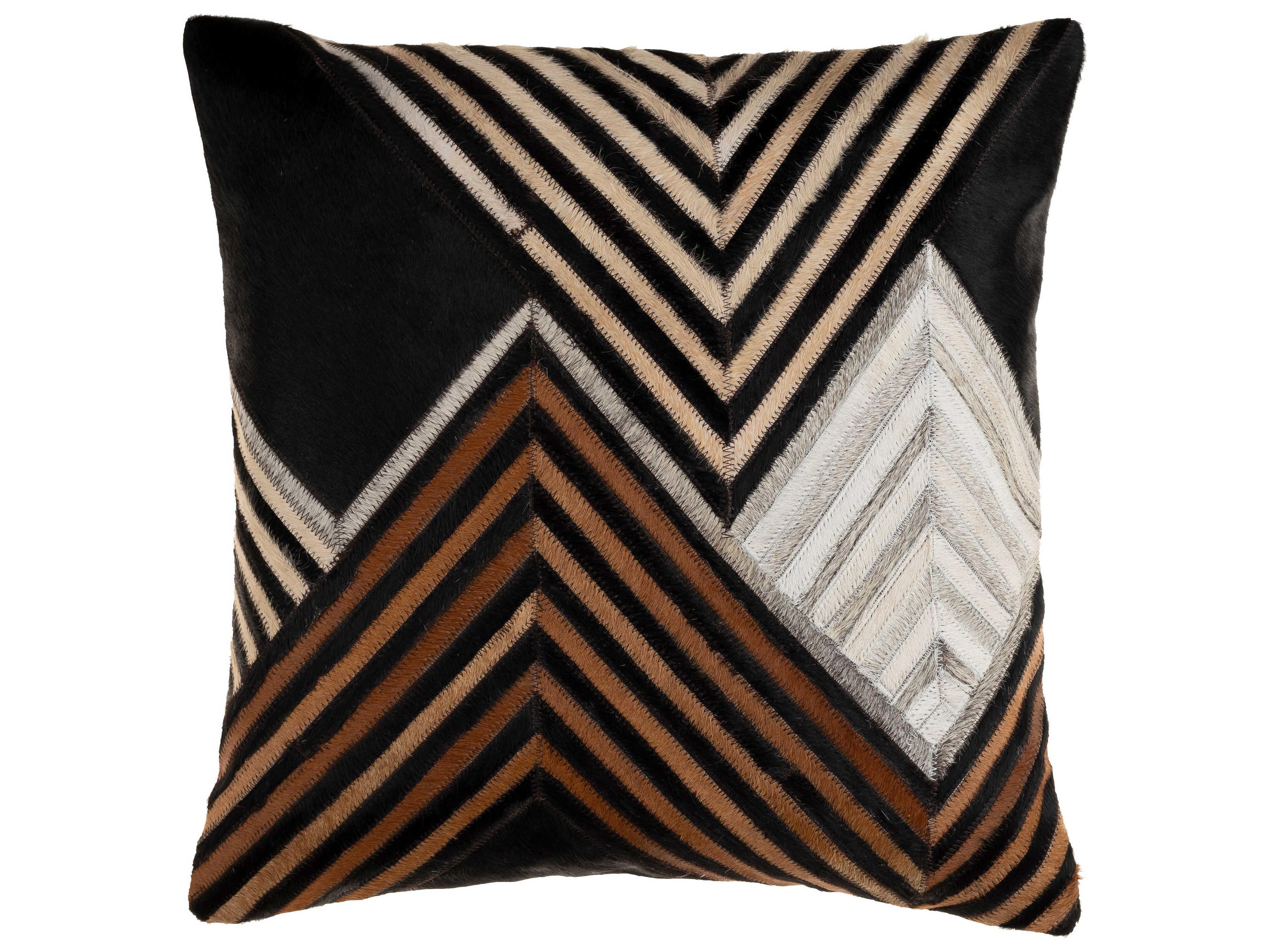Nashville Black / Cream / Brown Pillow