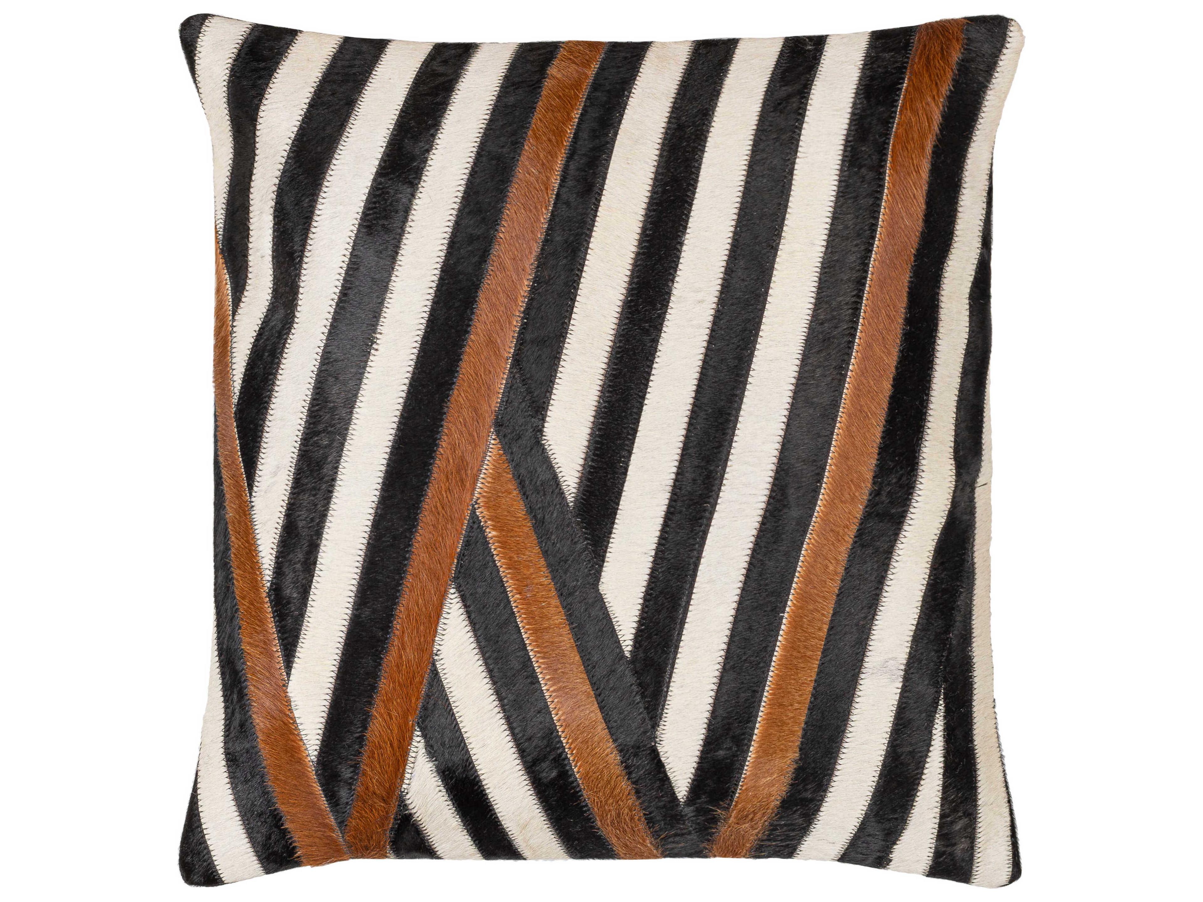 Nashville Black / White / Brown Pillow
