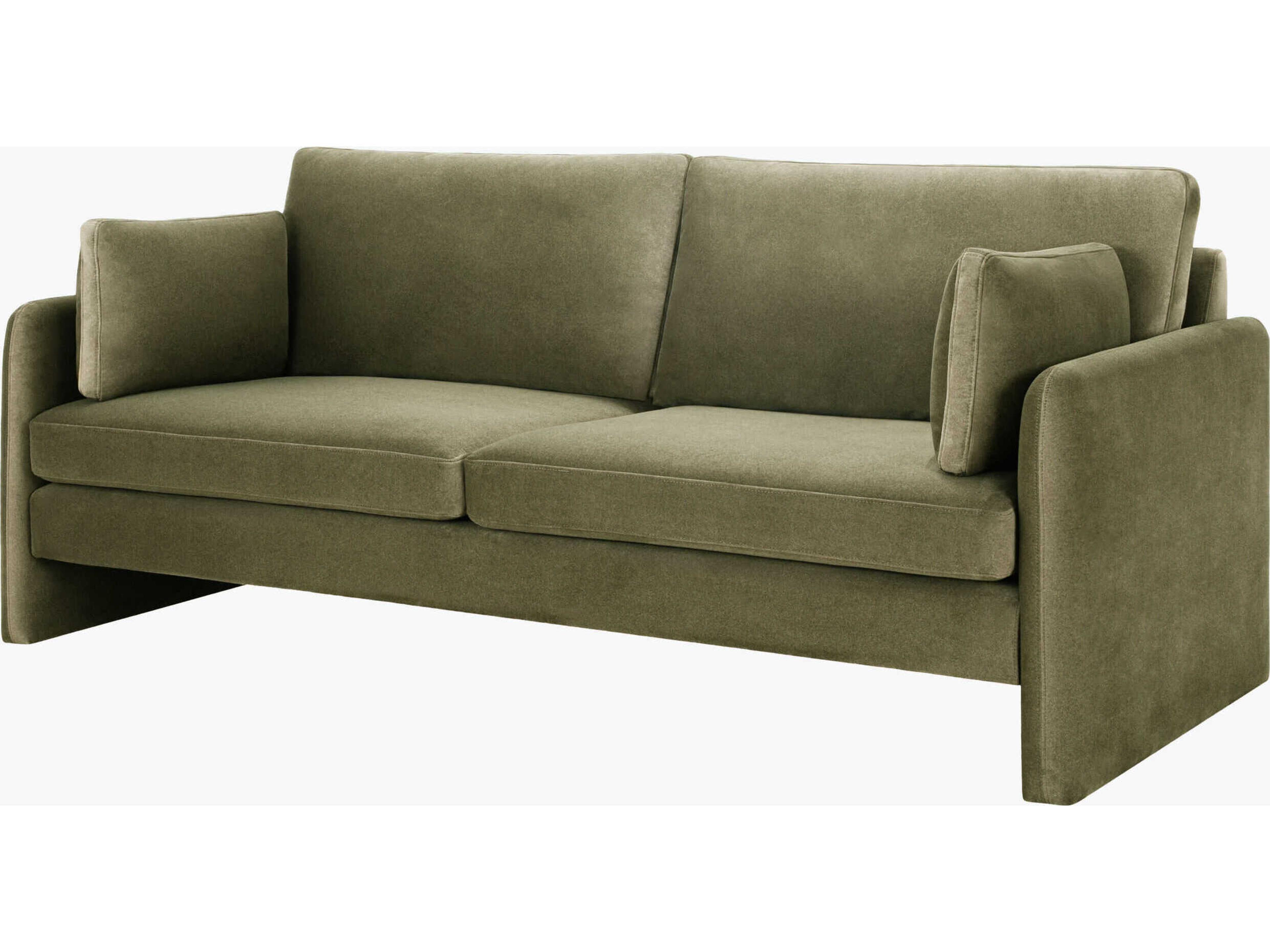 Niya Dark Green Upholstered Sofa