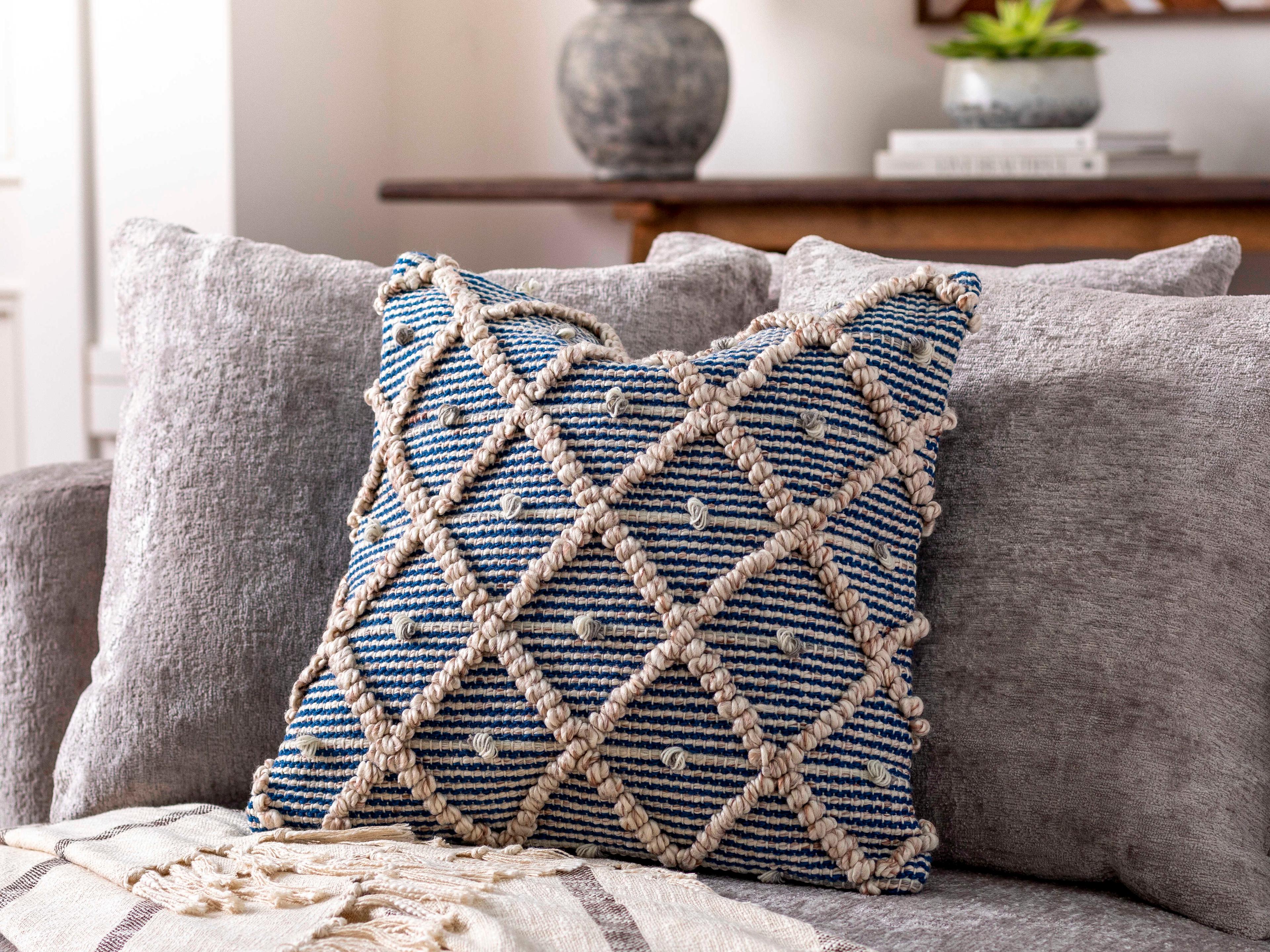 Surya Nacka Ivory Pillow