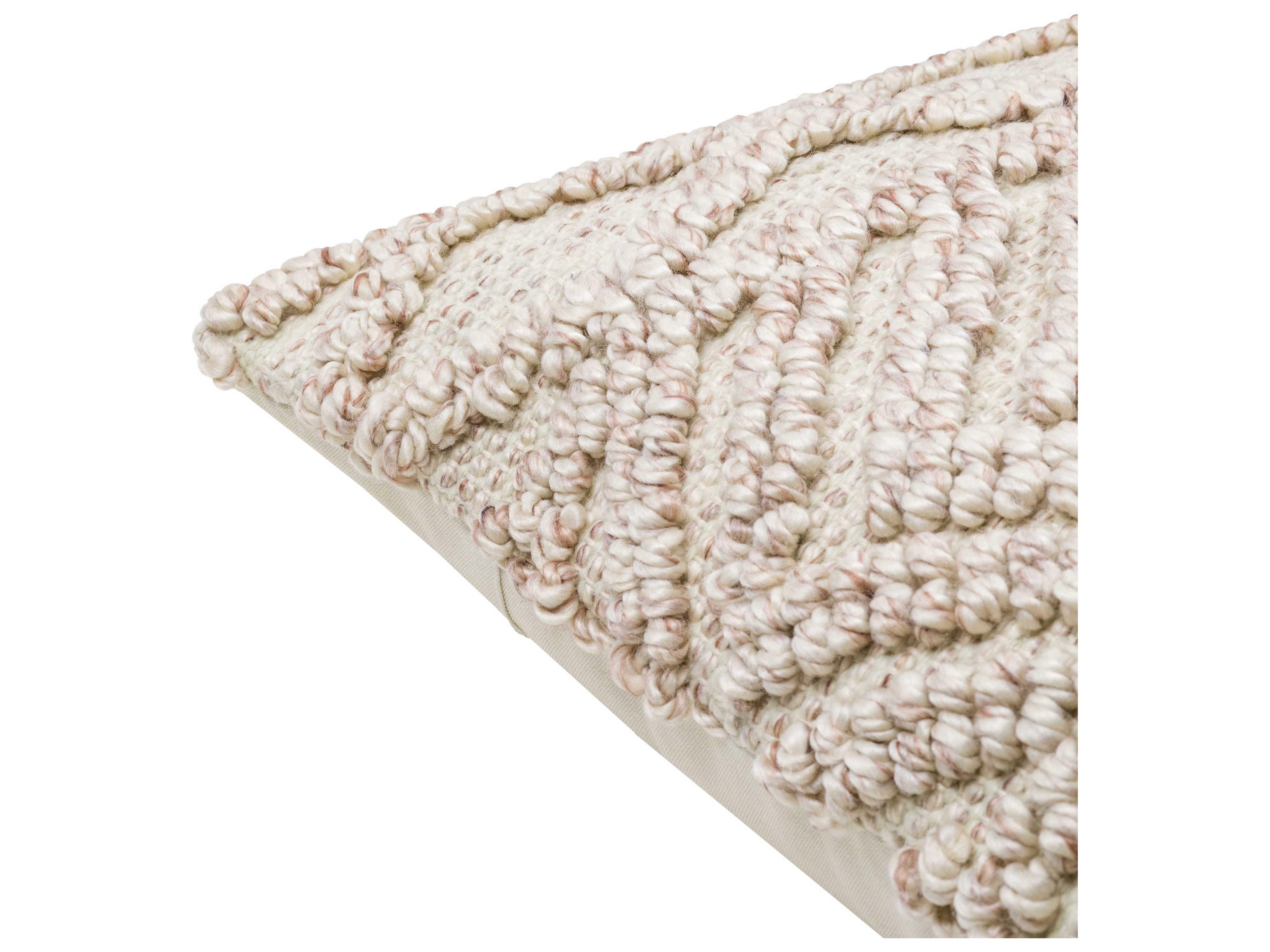 Surya Nacka Pale Pink Pillow