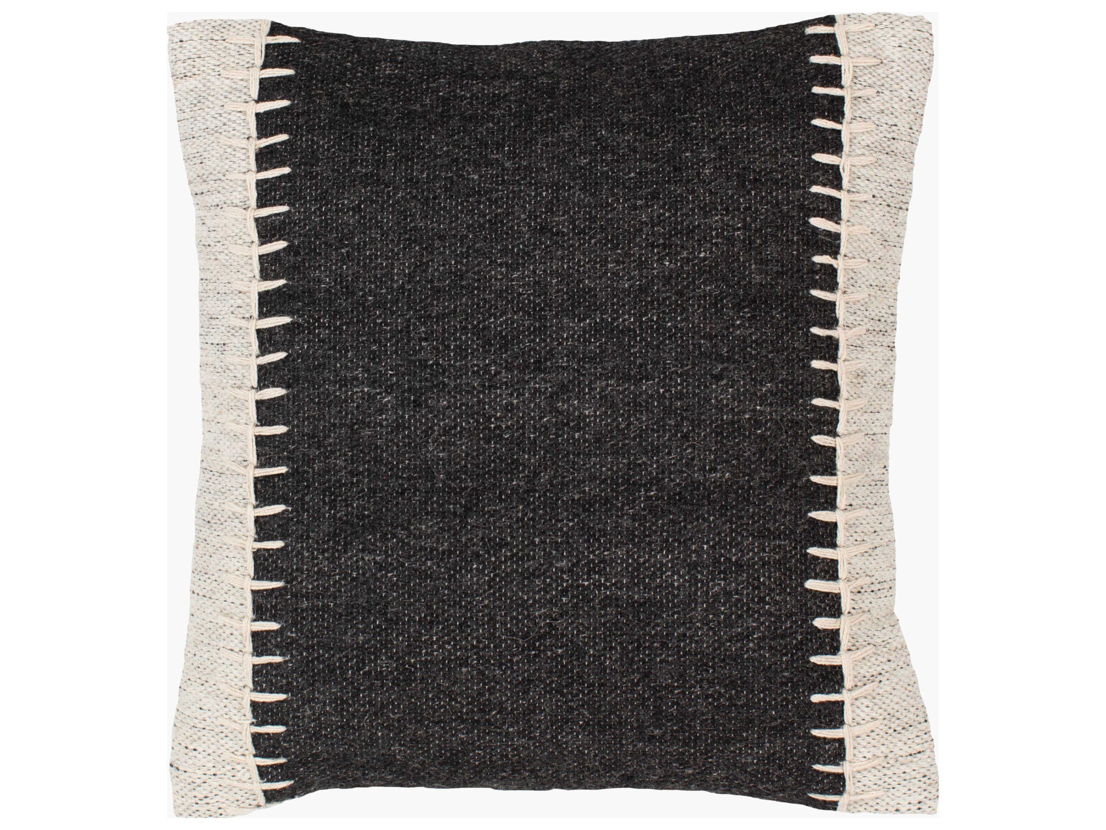 Niko Black / Ivory / Off-White Pillow