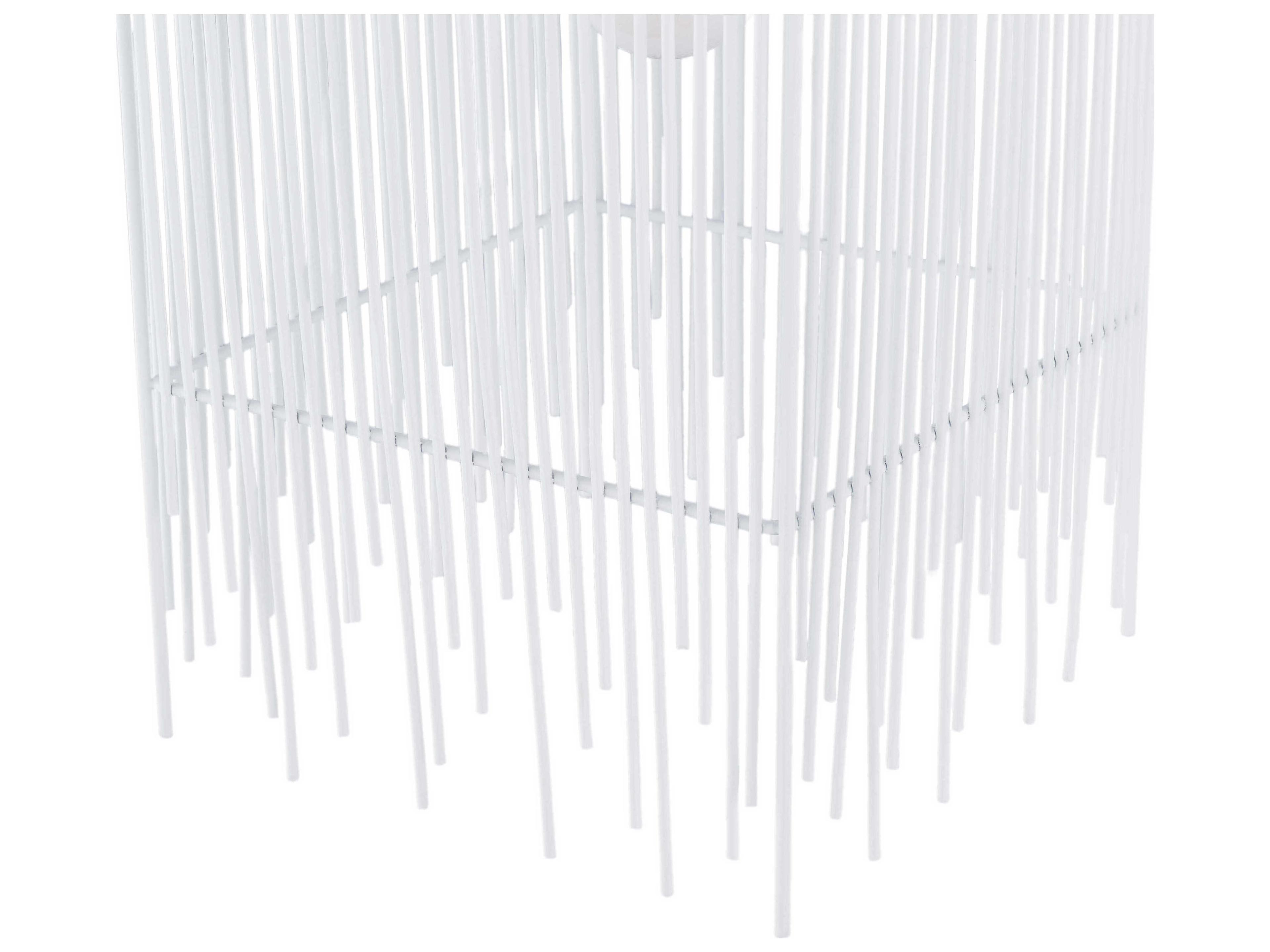 Surya Natasha 1-Light White Mini Pendant