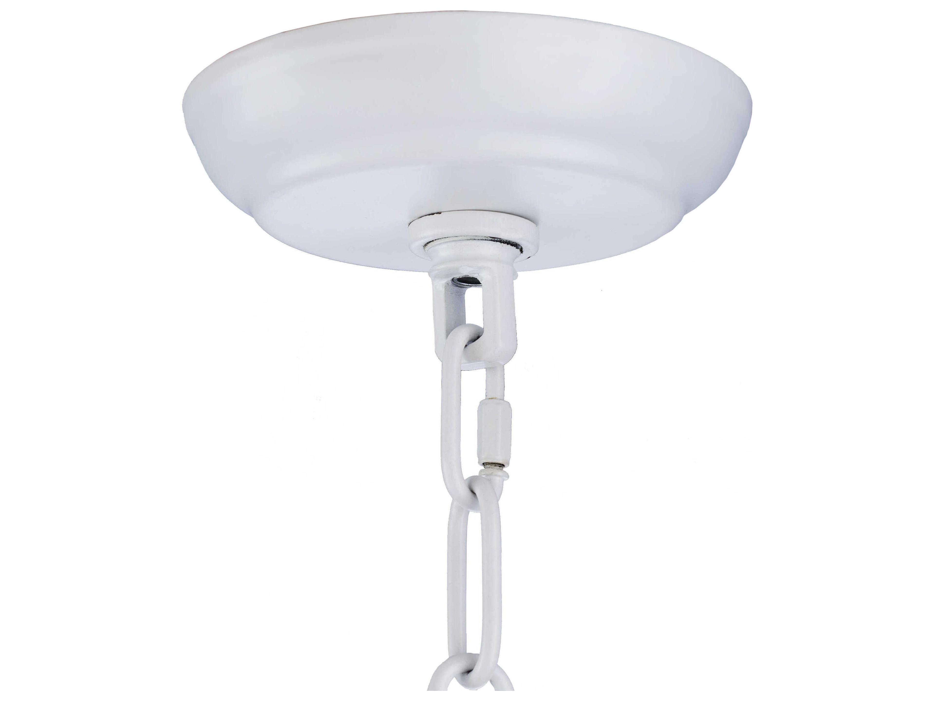 Surya Natasha 1-Light White Mini Pendant