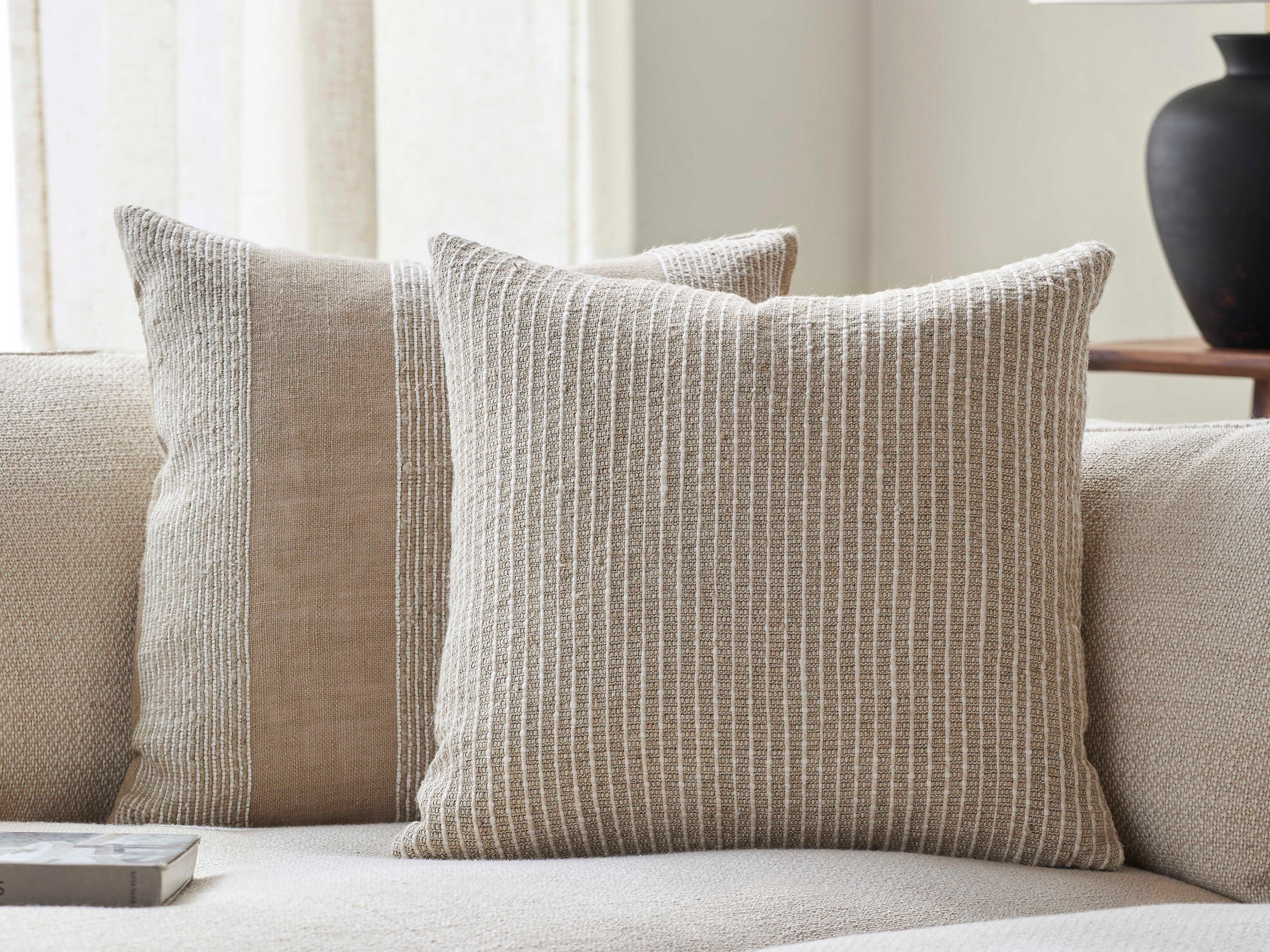 Surya Natchez Light Beige Pillow
