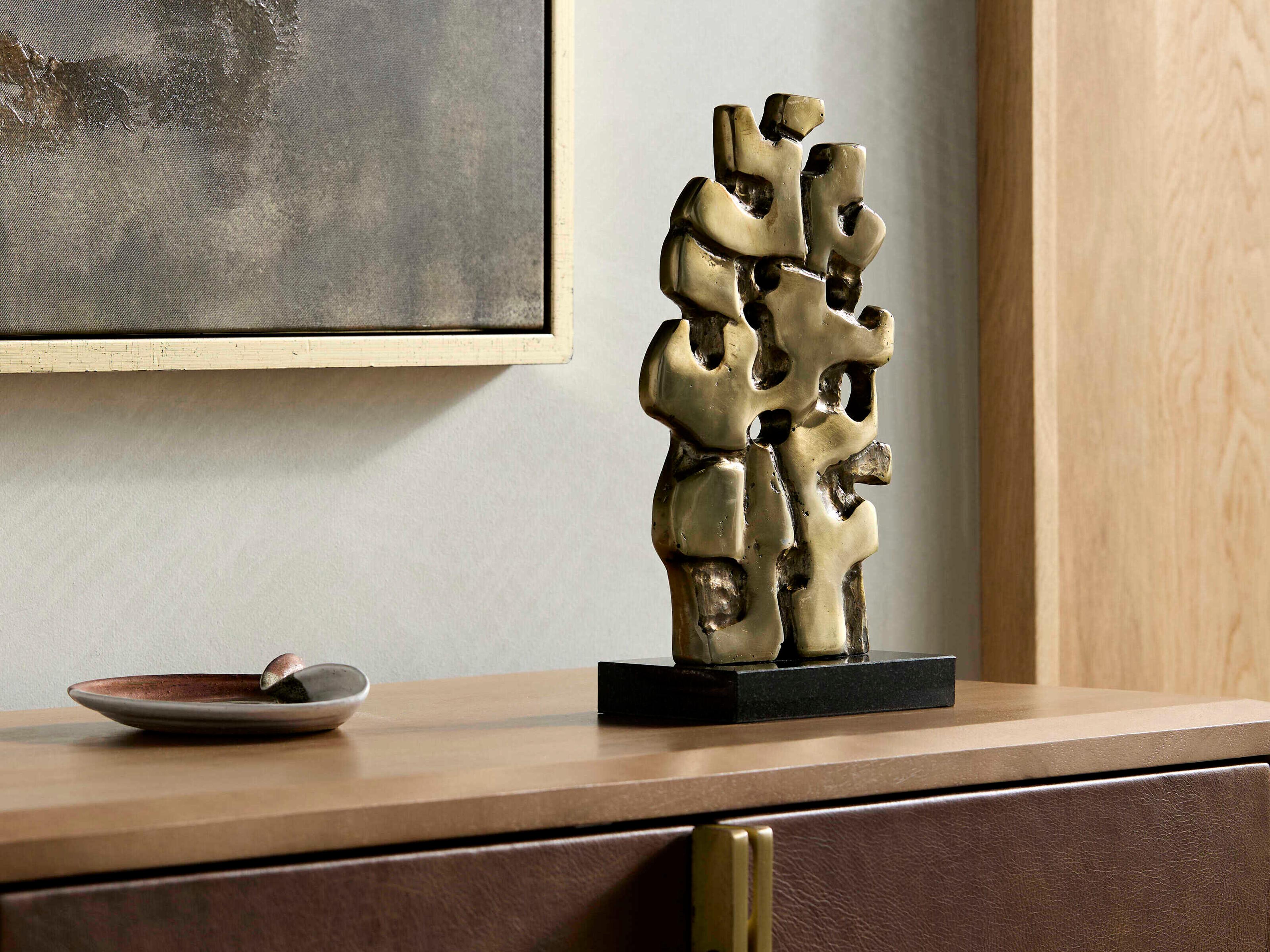 Surya Vines Gold Sculpture