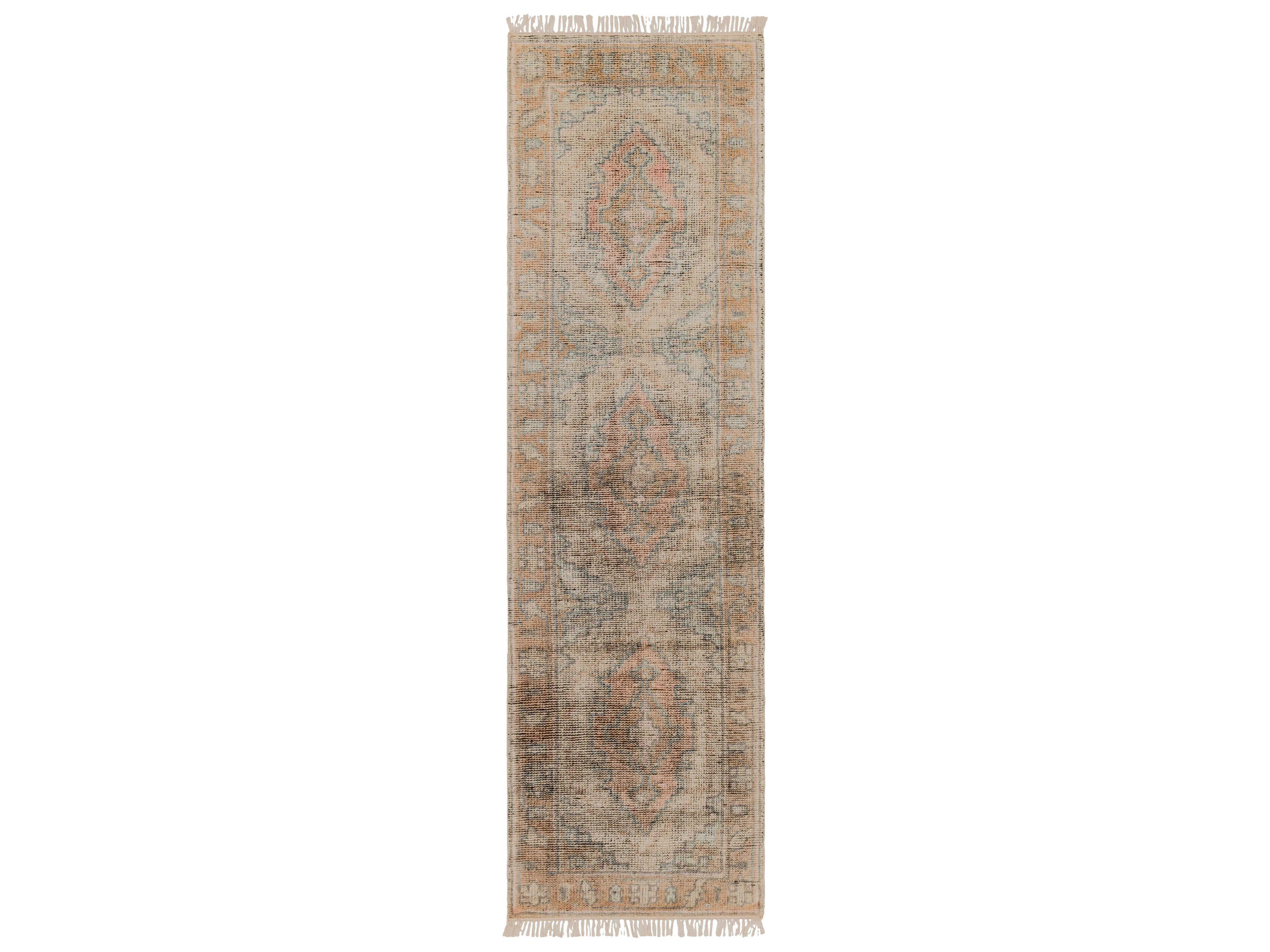 Nirvana Bordered Runner Area Rug