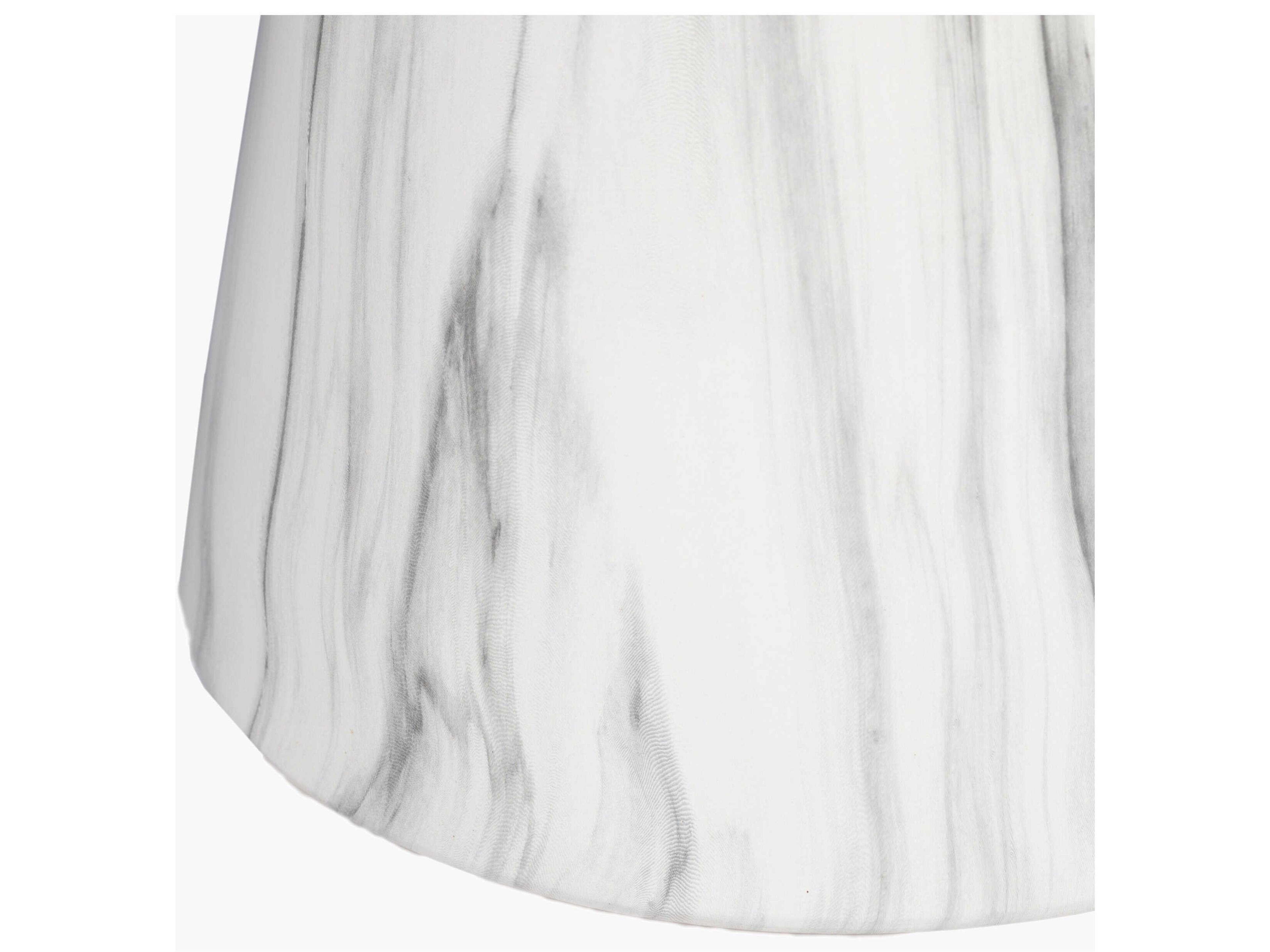 Surya Outdoor Abruzzo Glazed Gray Ceramic Round Garden Stool