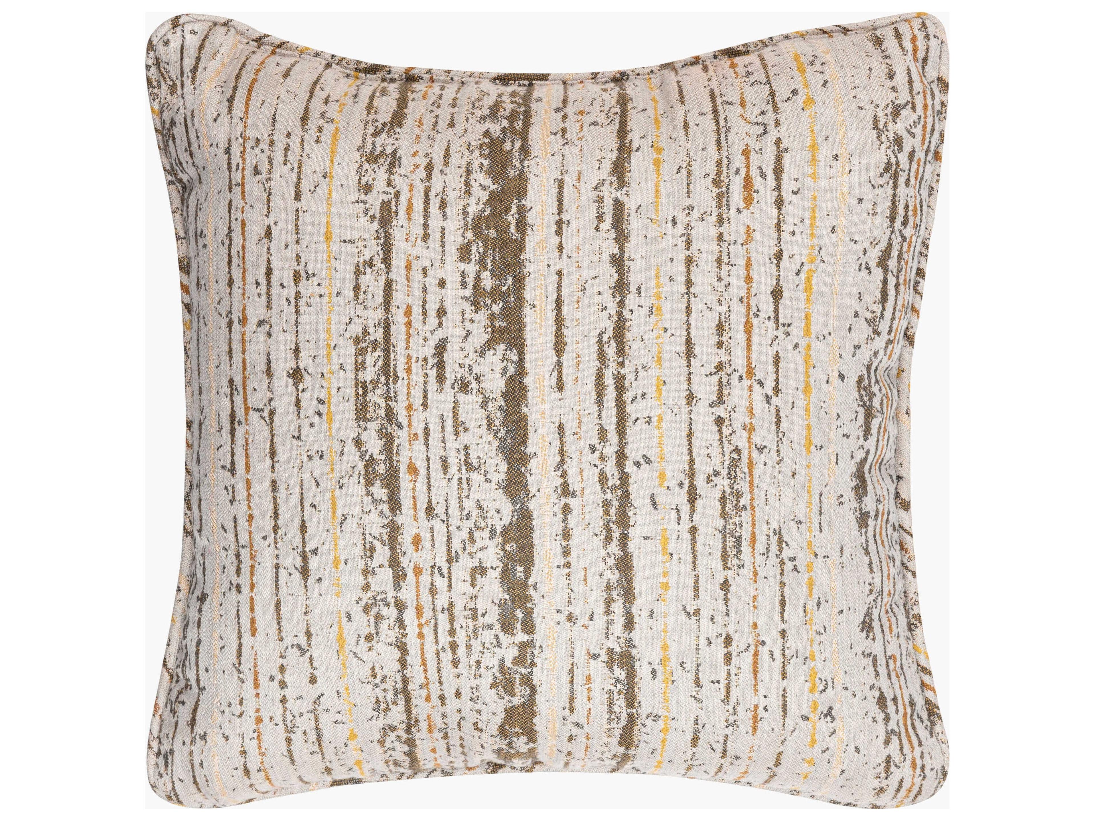 Surya Outdoor Arie Mustard Pillow