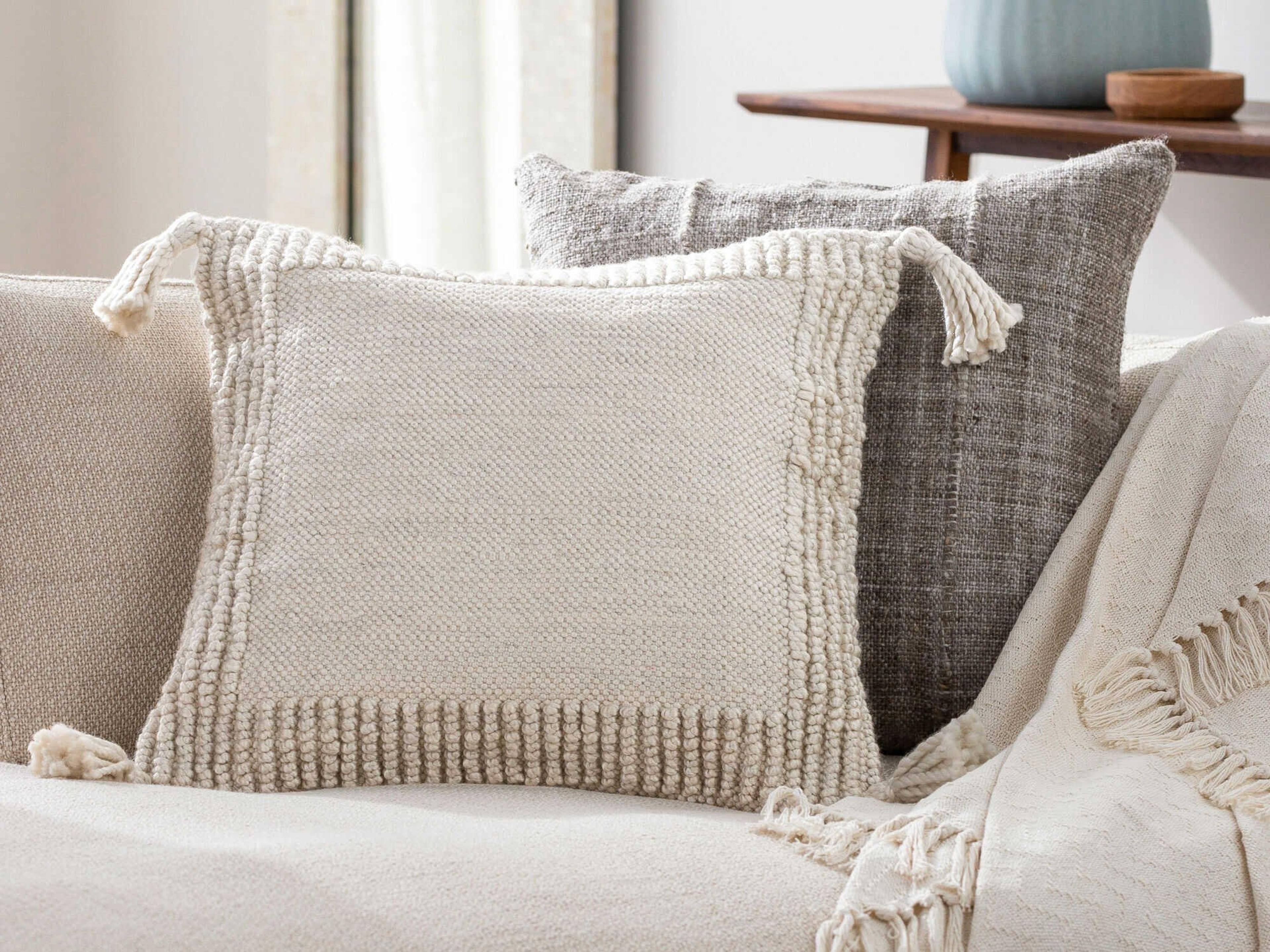 Surya Outdoor Alaric Off-White Pillow