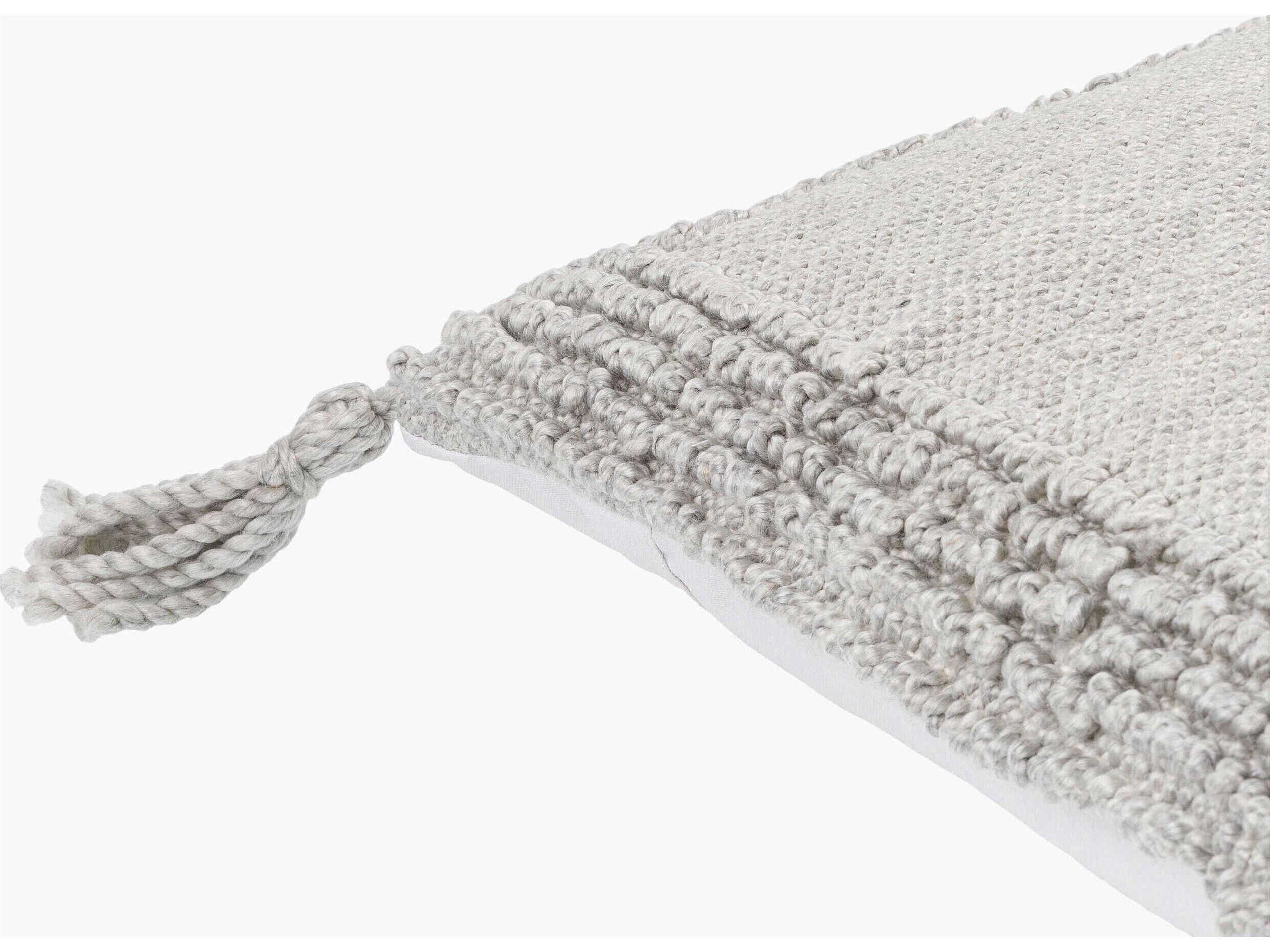 Surya Outdoor Alaric Light Gray Pillow