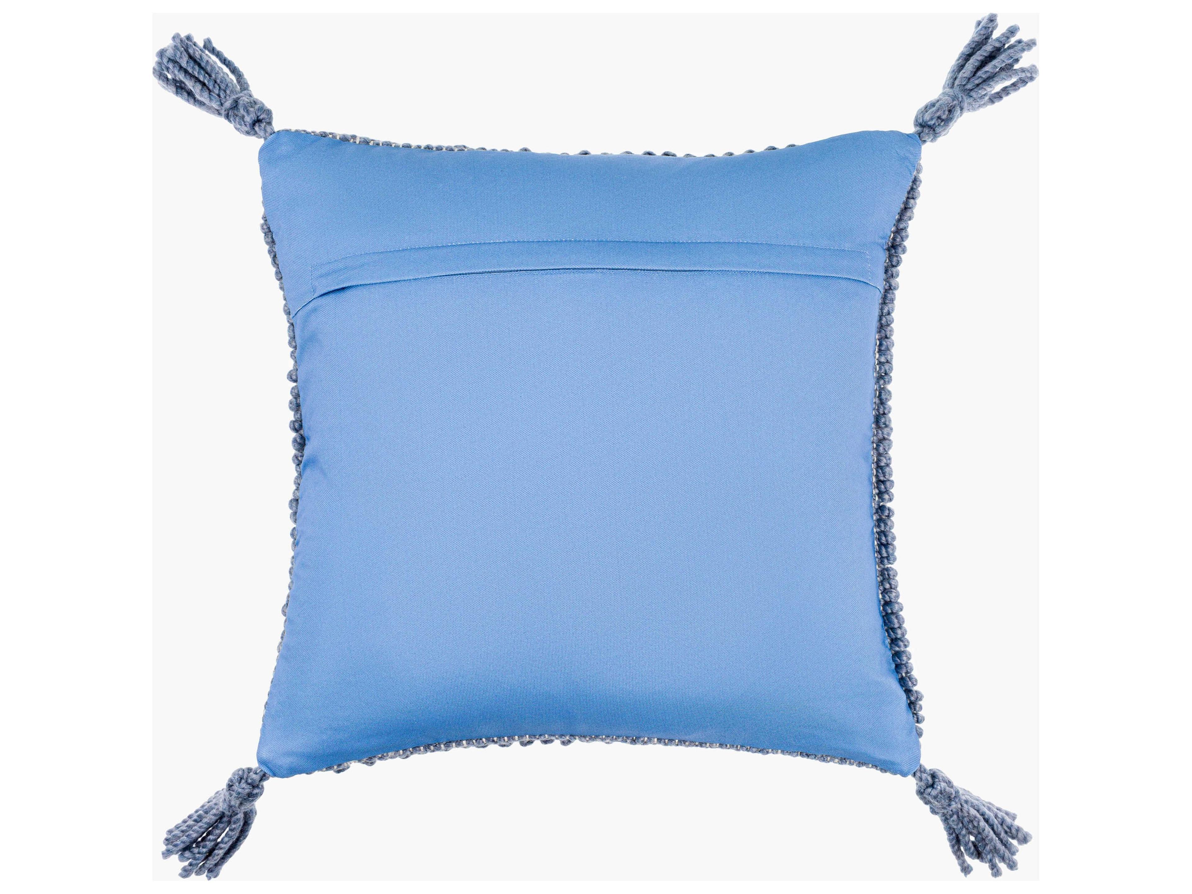 Surya Outdoor Alaric Dark Blue Pillow