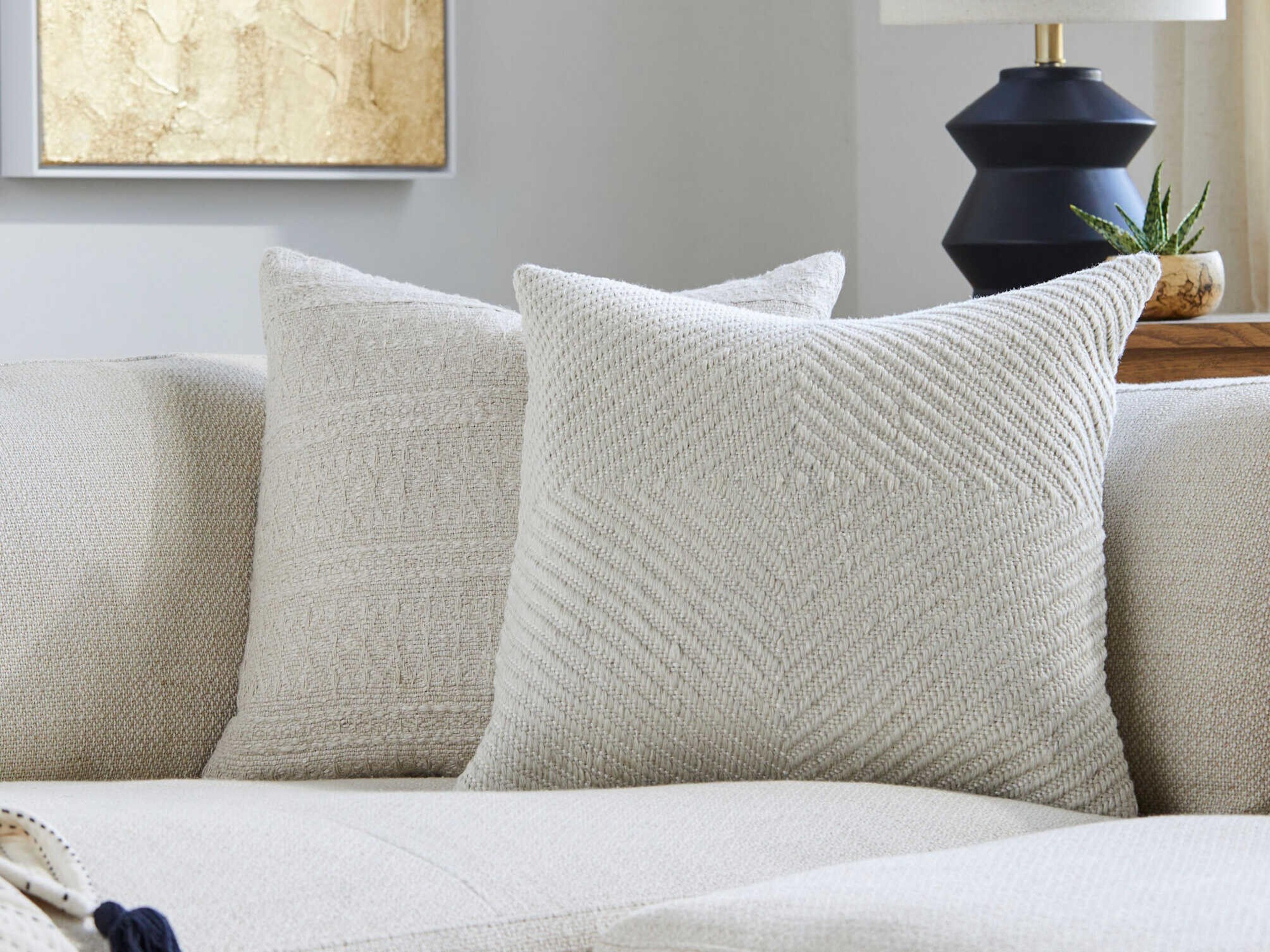 Surya Outdoor Cairn Cream Pillow