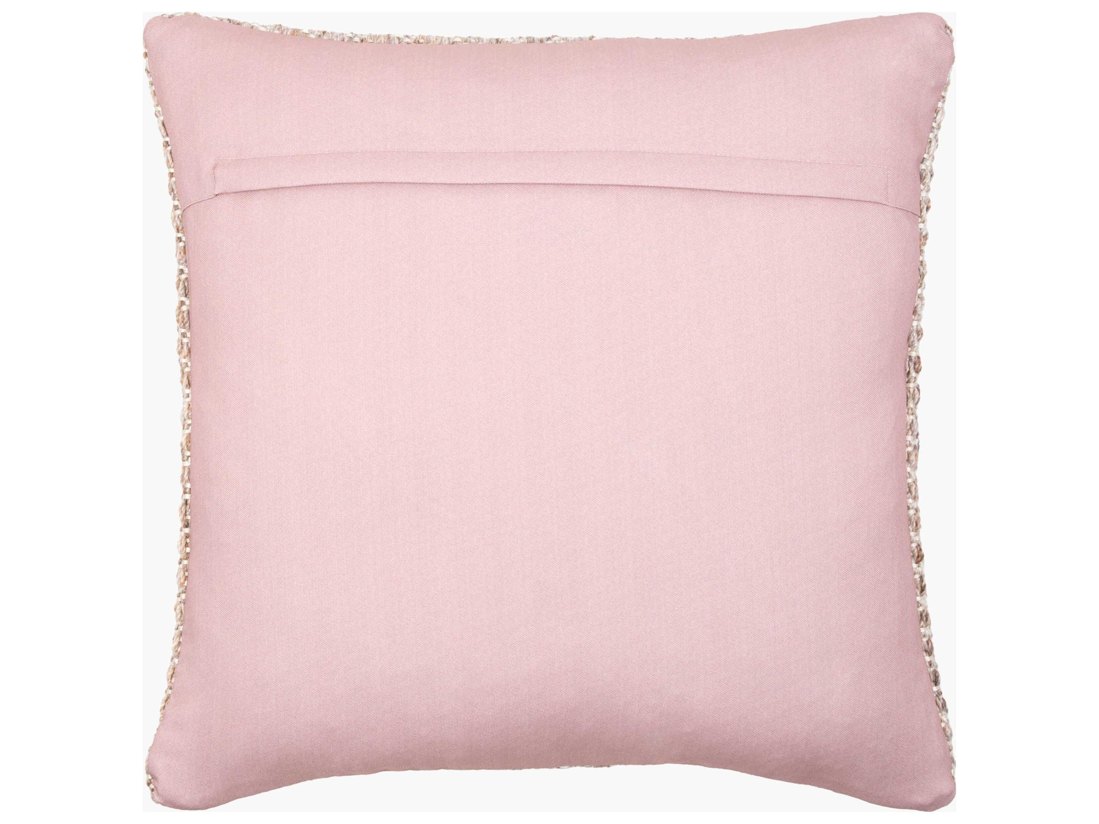 Surya Outdoor Cairn Dusty Pink Pillow