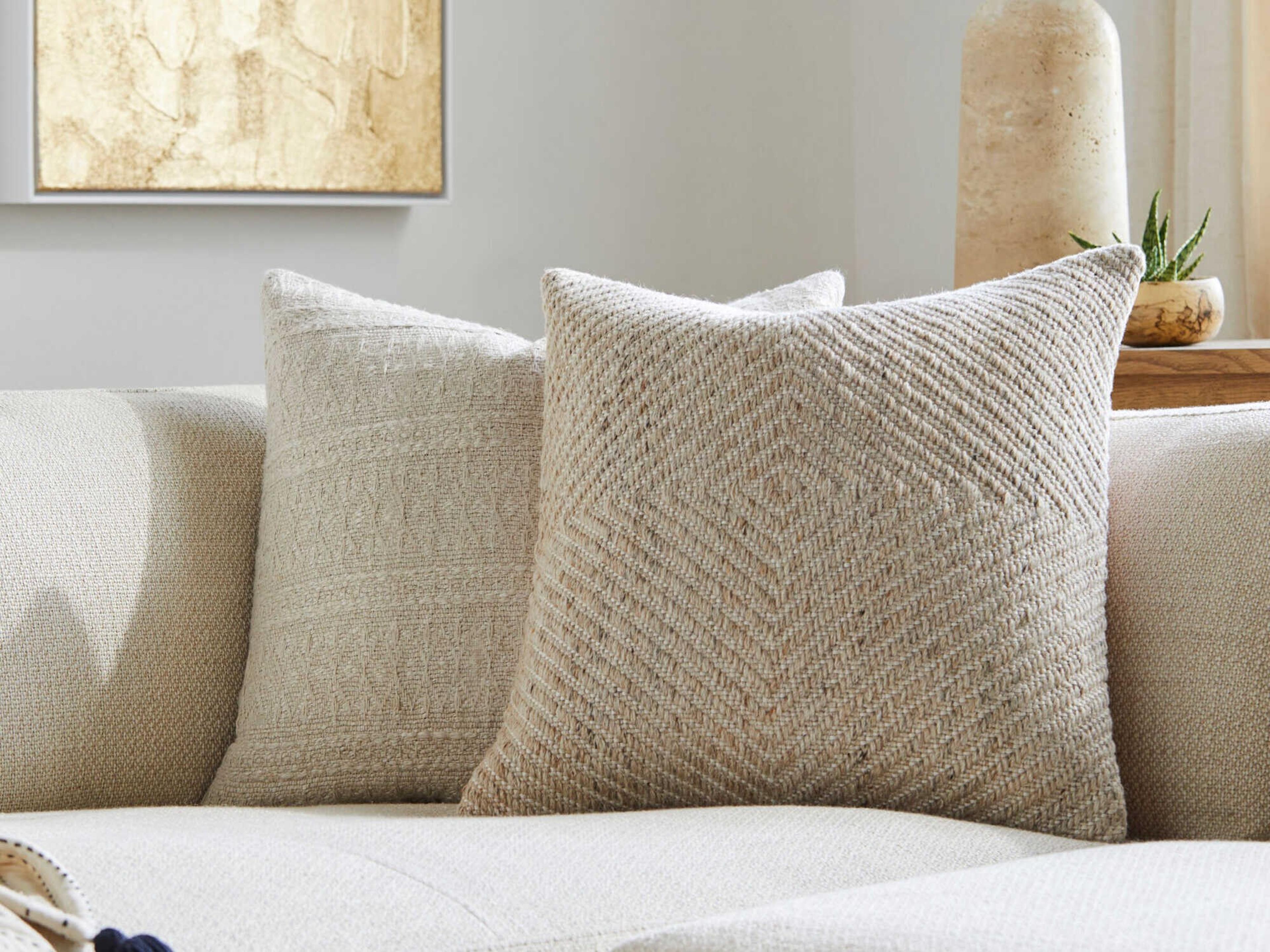 Surya Outdoor Cairn Beige Pillow