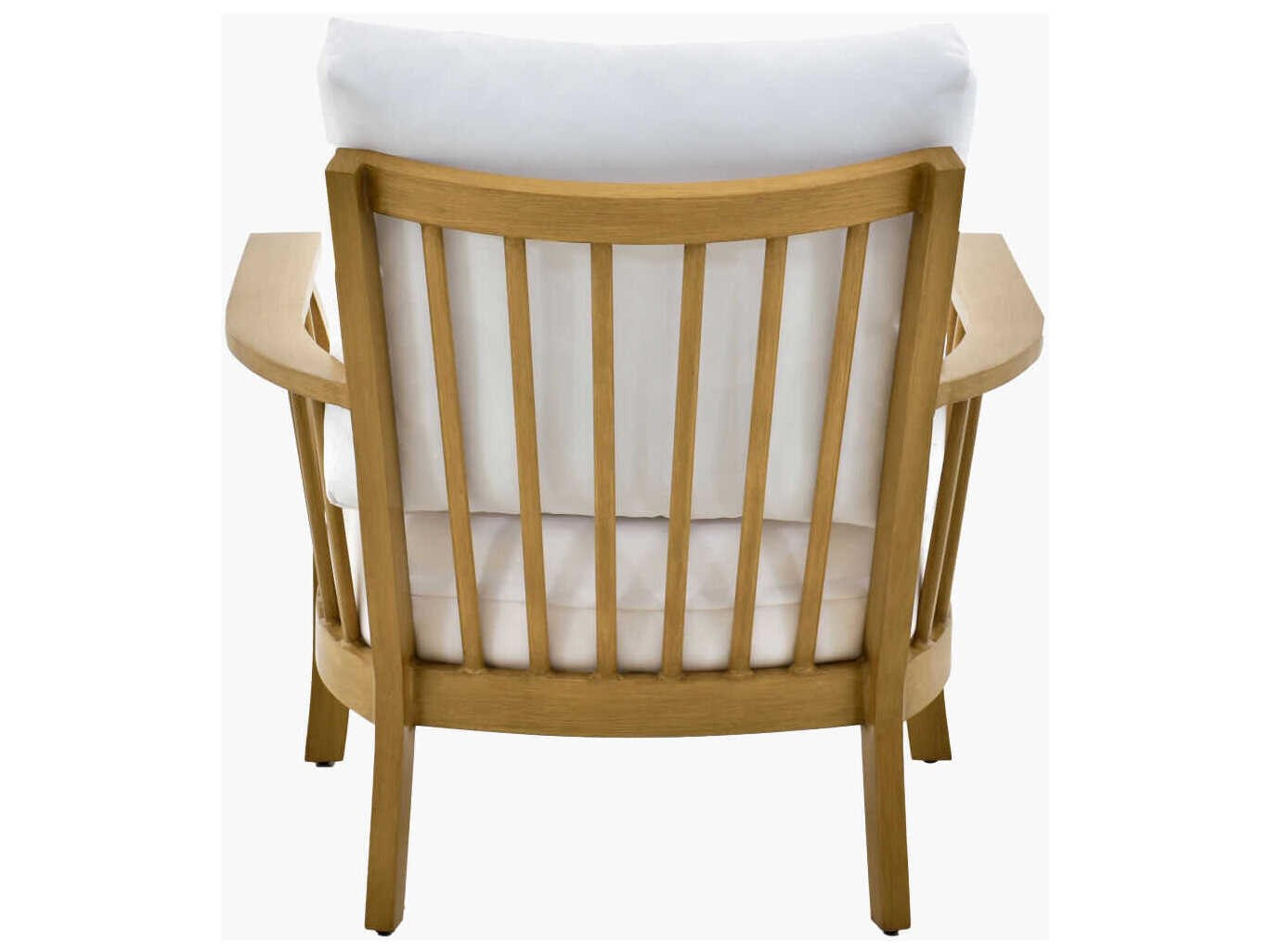 Surya Outdoor Cape Town Hand Painted Wheat Aluminum Cushion Lounge Chair