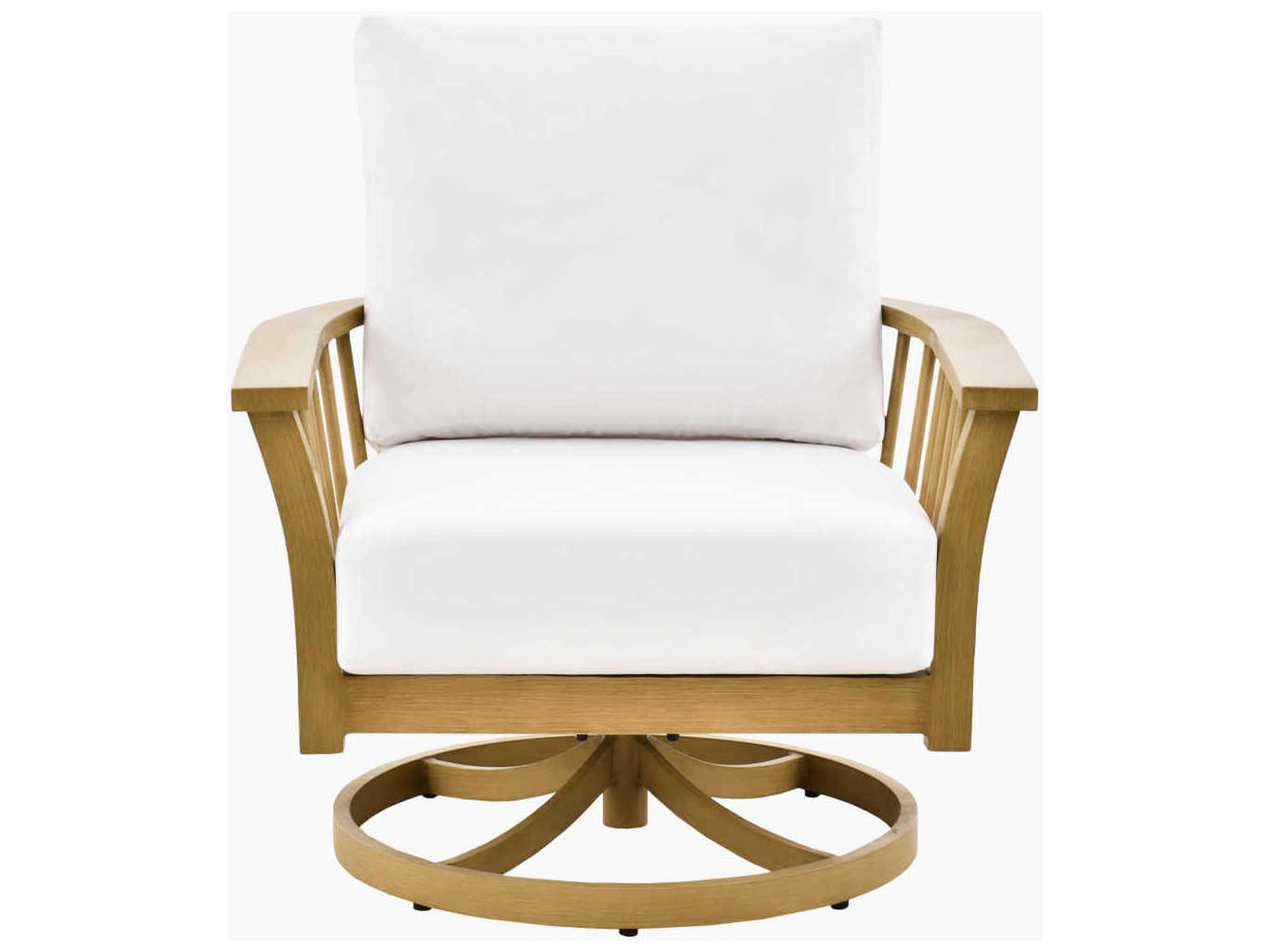 Surya Outdoor Cape Town Hand Painted Wheat Aluminum Cushion Lounge Chair