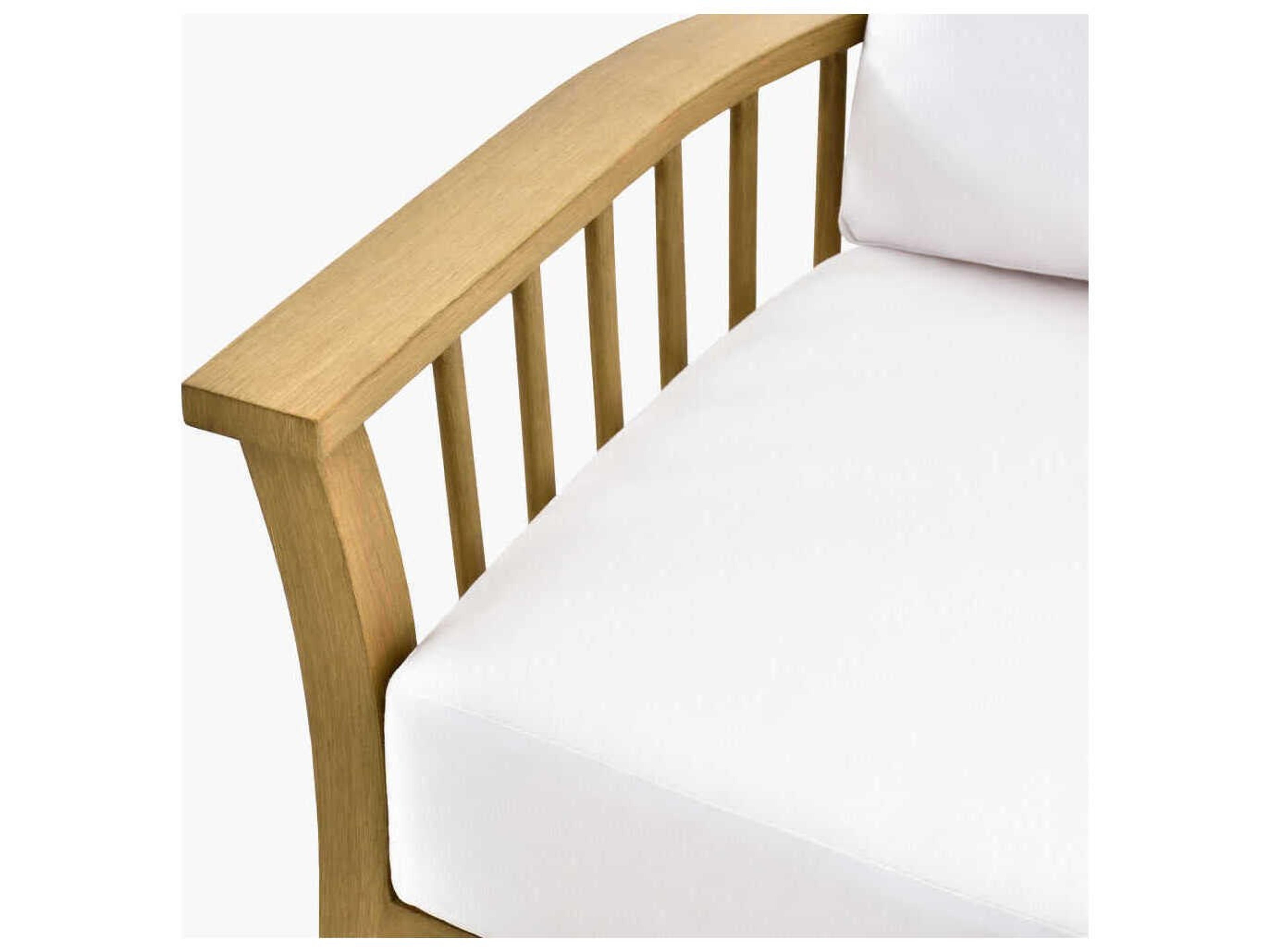 Surya Outdoor Cape Town Hand Painted Wheat Aluminum Cushion Lounge Chair