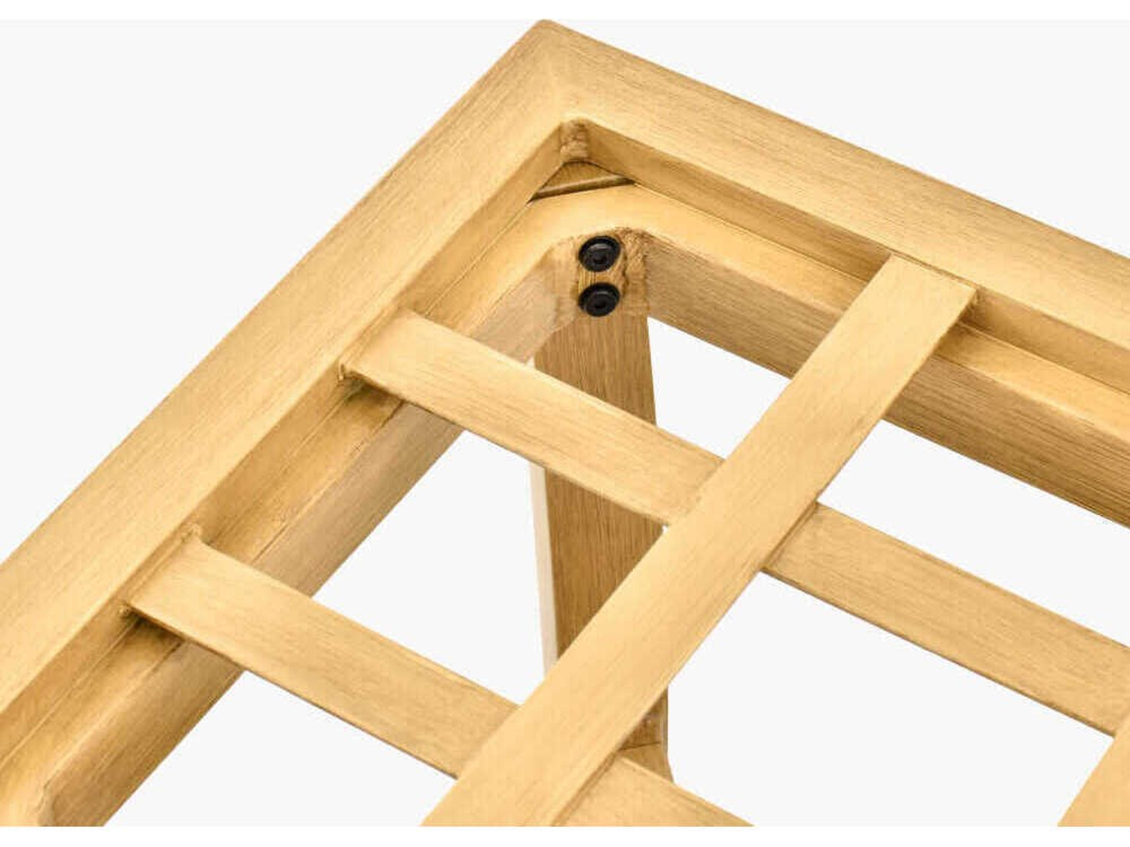 Surya Outdoor Cape Town Hand Painted Wheat Aluminum Cushion Bench