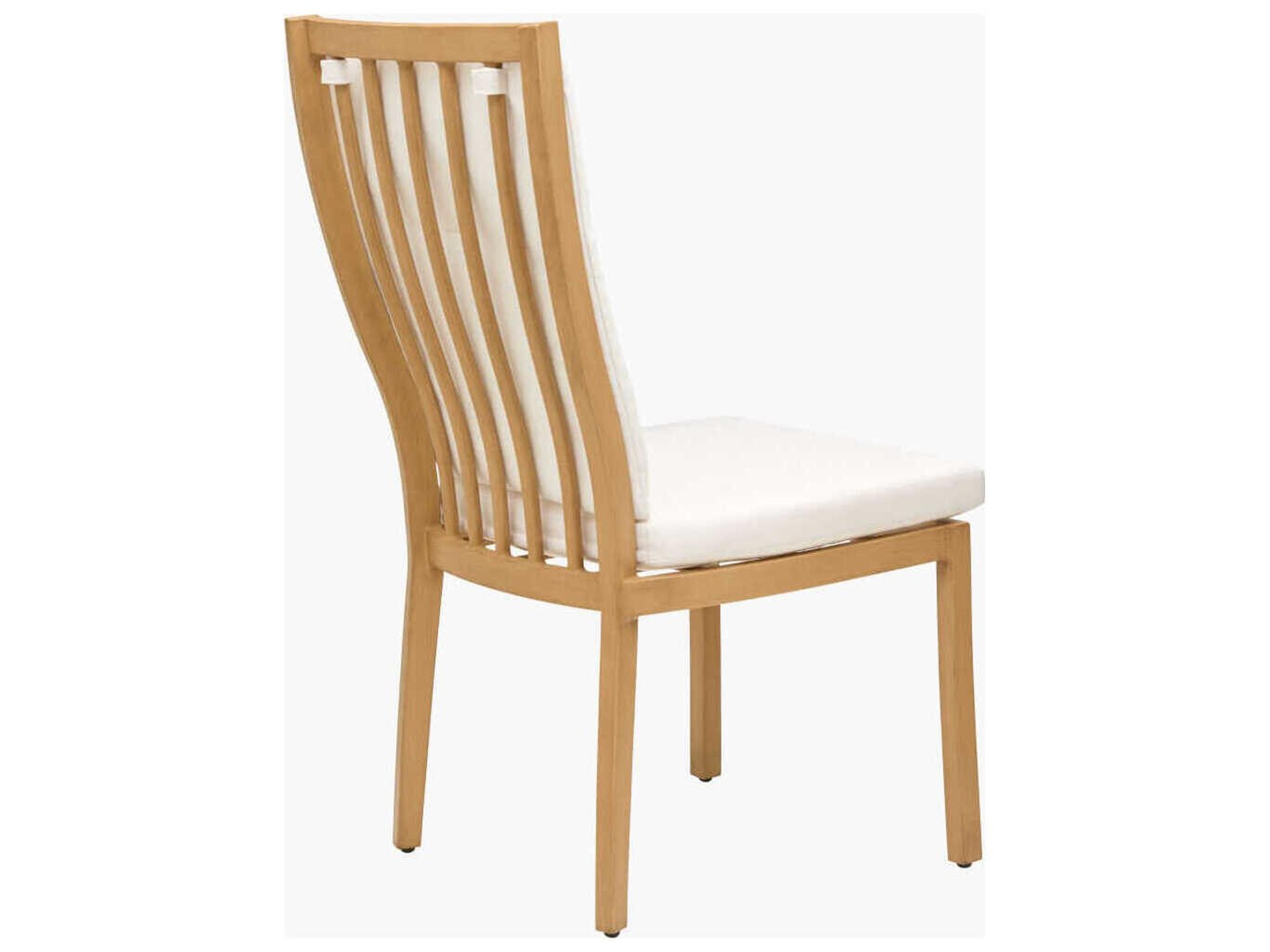 Surya Outdoor Cape Town Hand Painted Wheat Aluminum Cushion Dining Chair