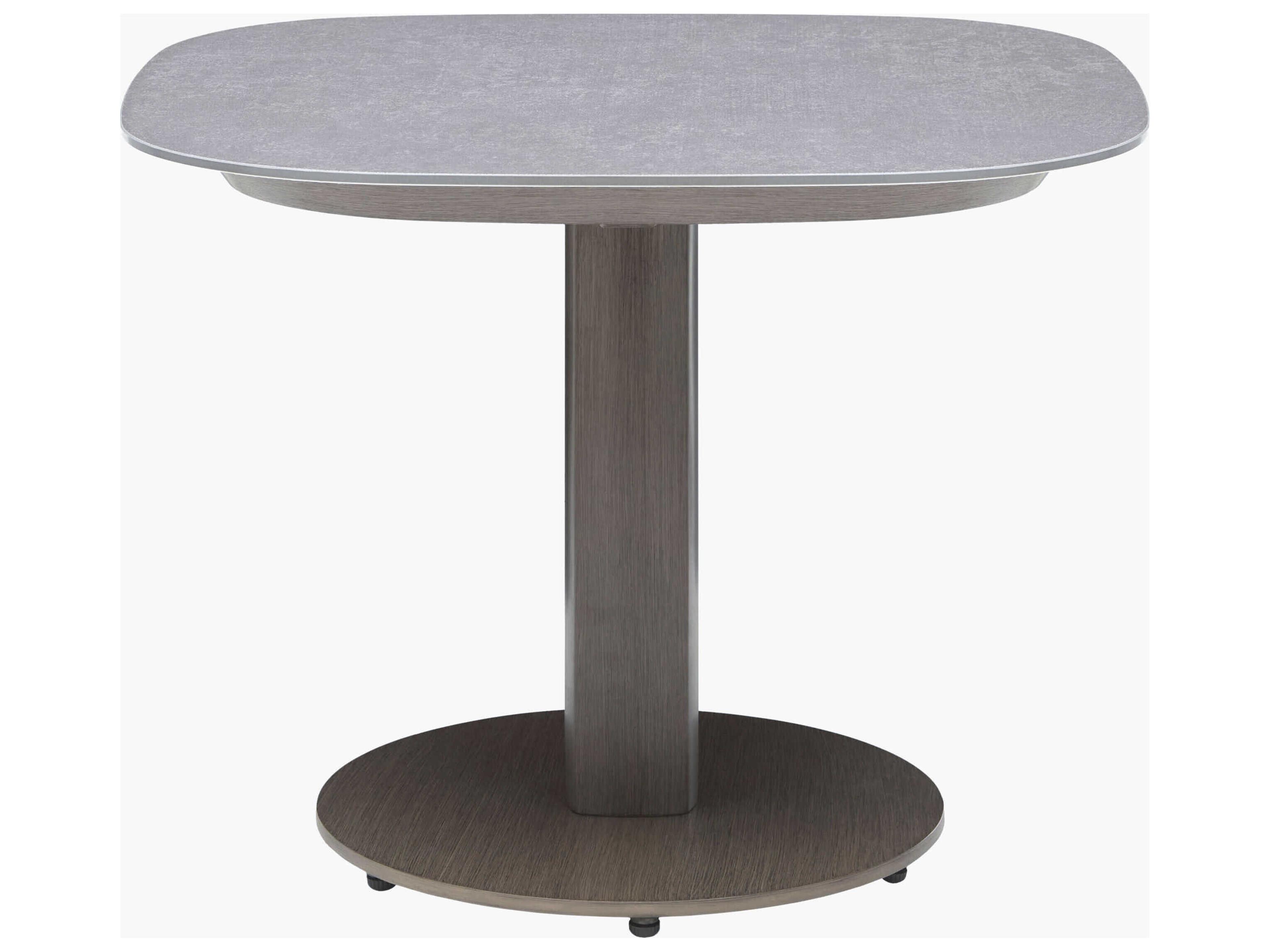 Surya Outdoor Daniella Gray Aluminum Square Coffee Table