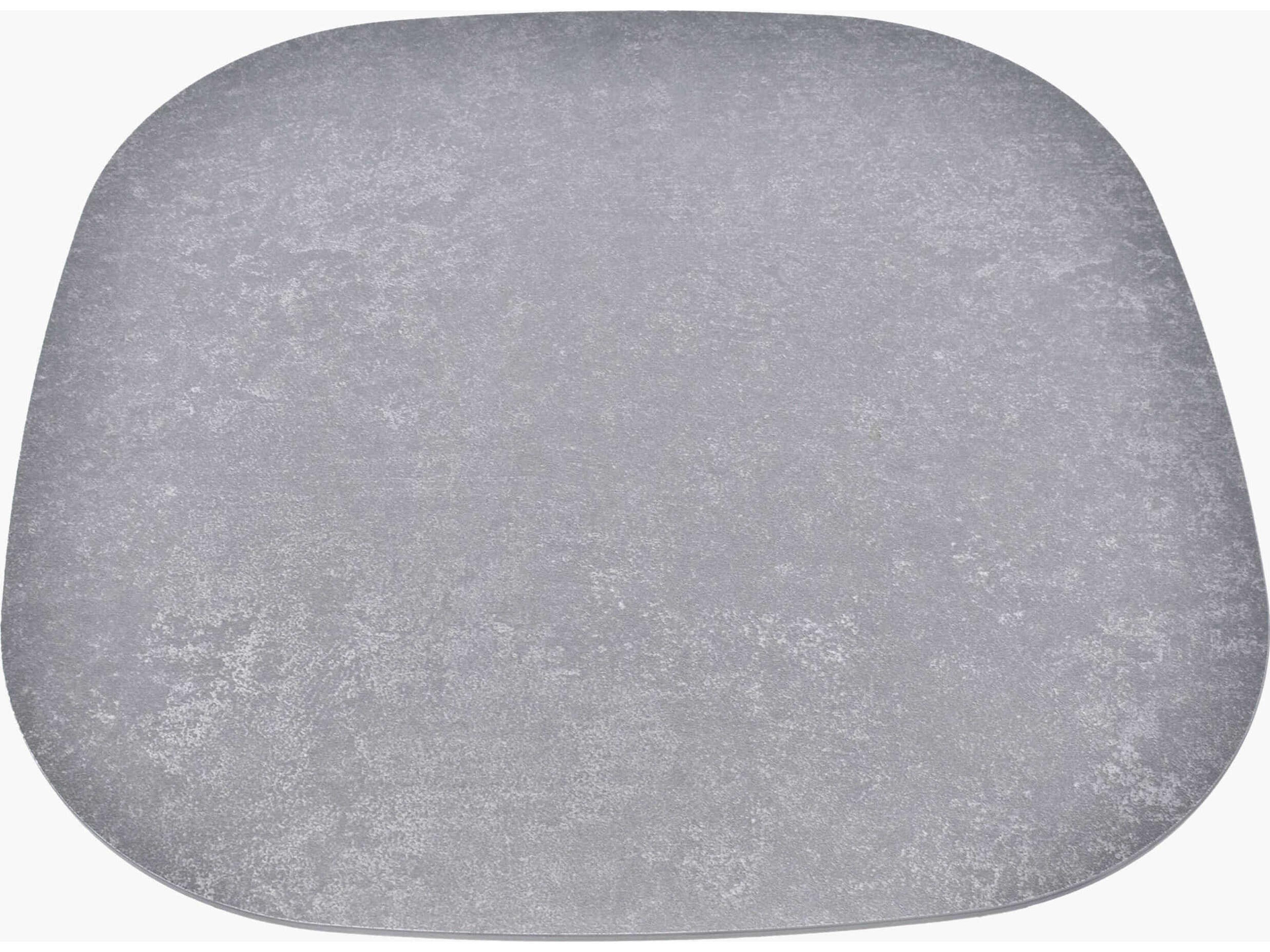 Surya Outdoor Daniella Gray Aluminum Square Coffee Table