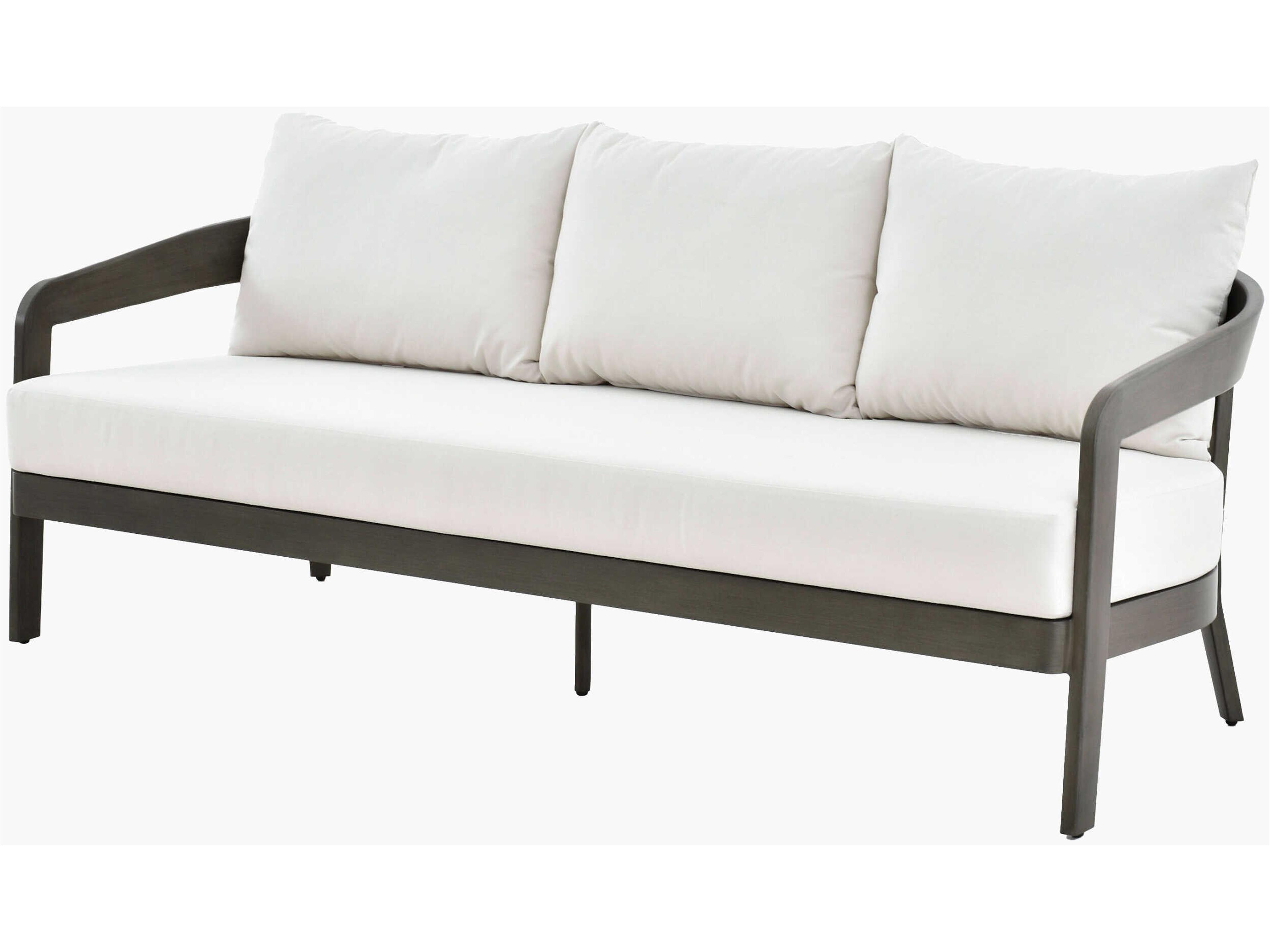 Daniella Gray Aluminum Cushion Sofa