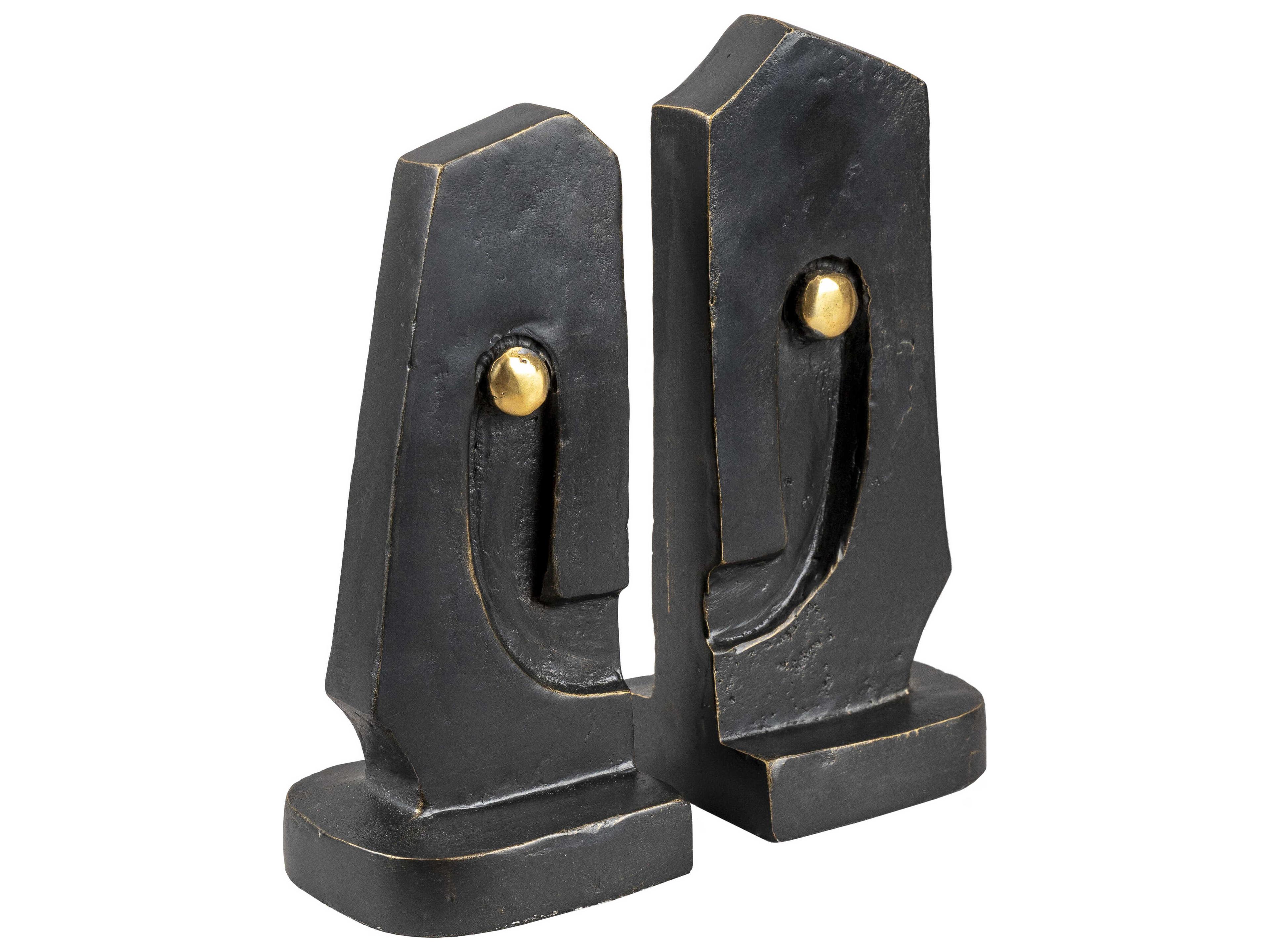 Celaeno Metallic Bronze Bookends