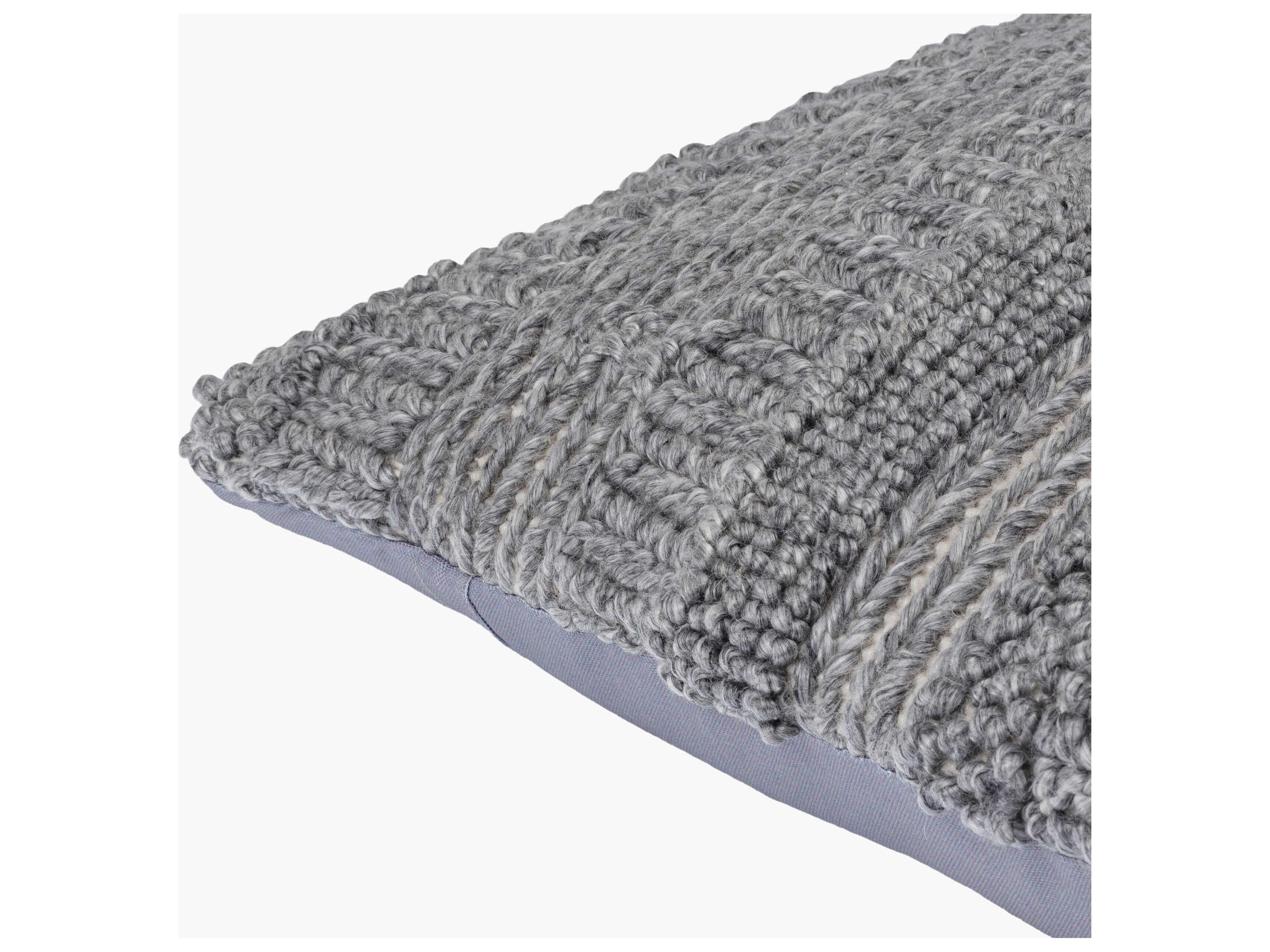 Surya Outdoor Gabon Gray Pillow