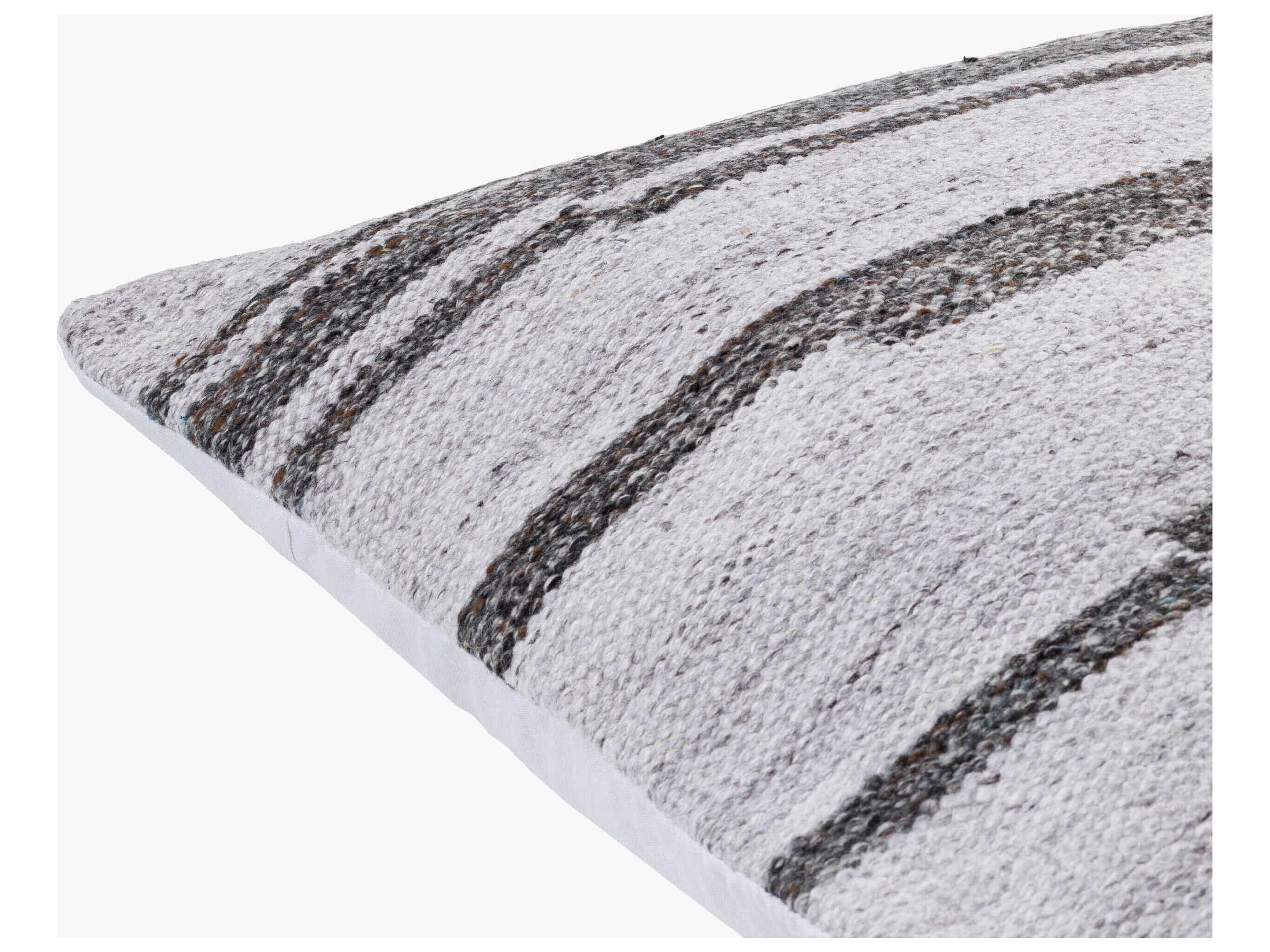 Surya Outdoor Guinea Charcoal Pillow