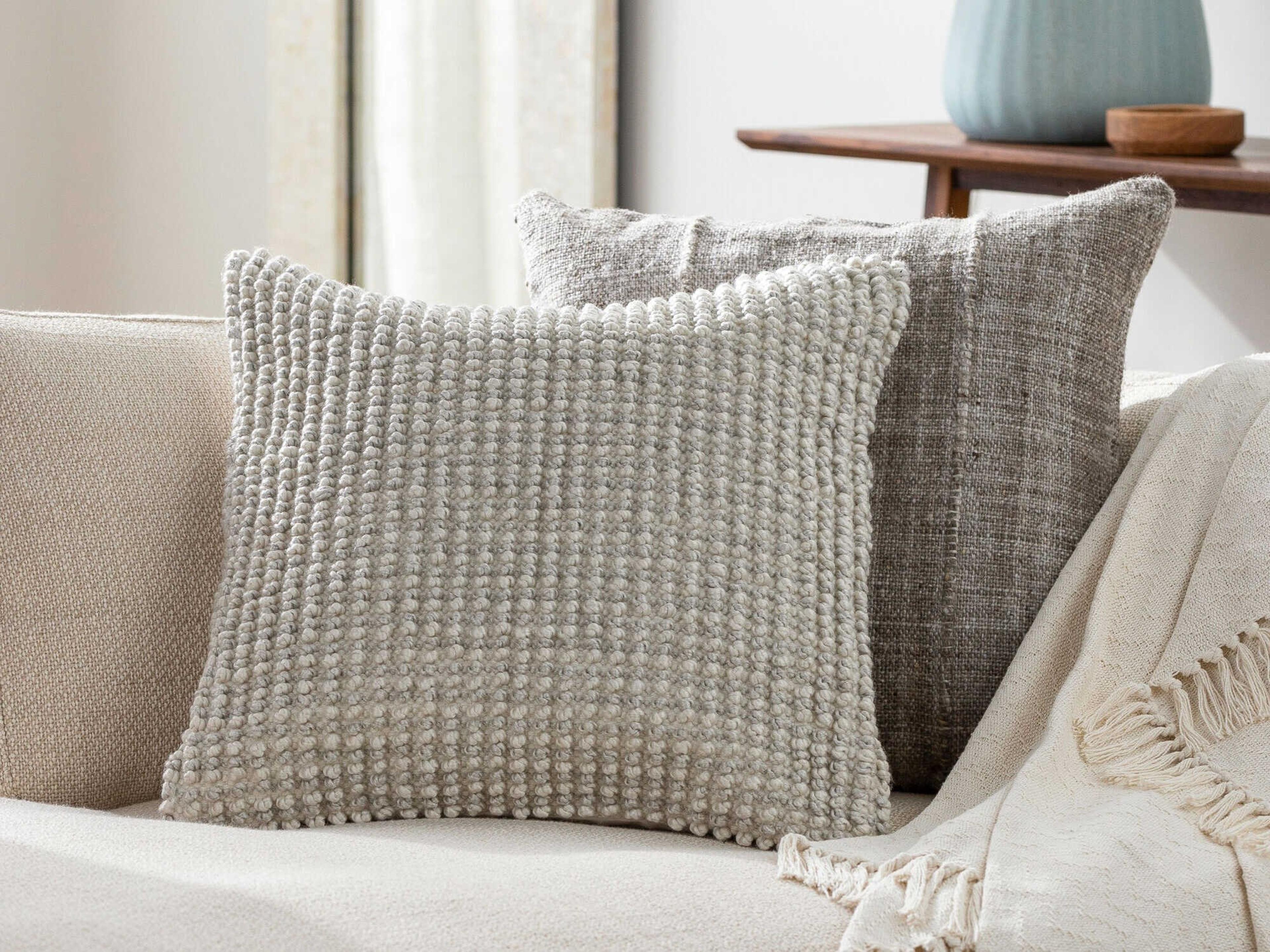 Surya Outdoor Haruko Ivory Pillow