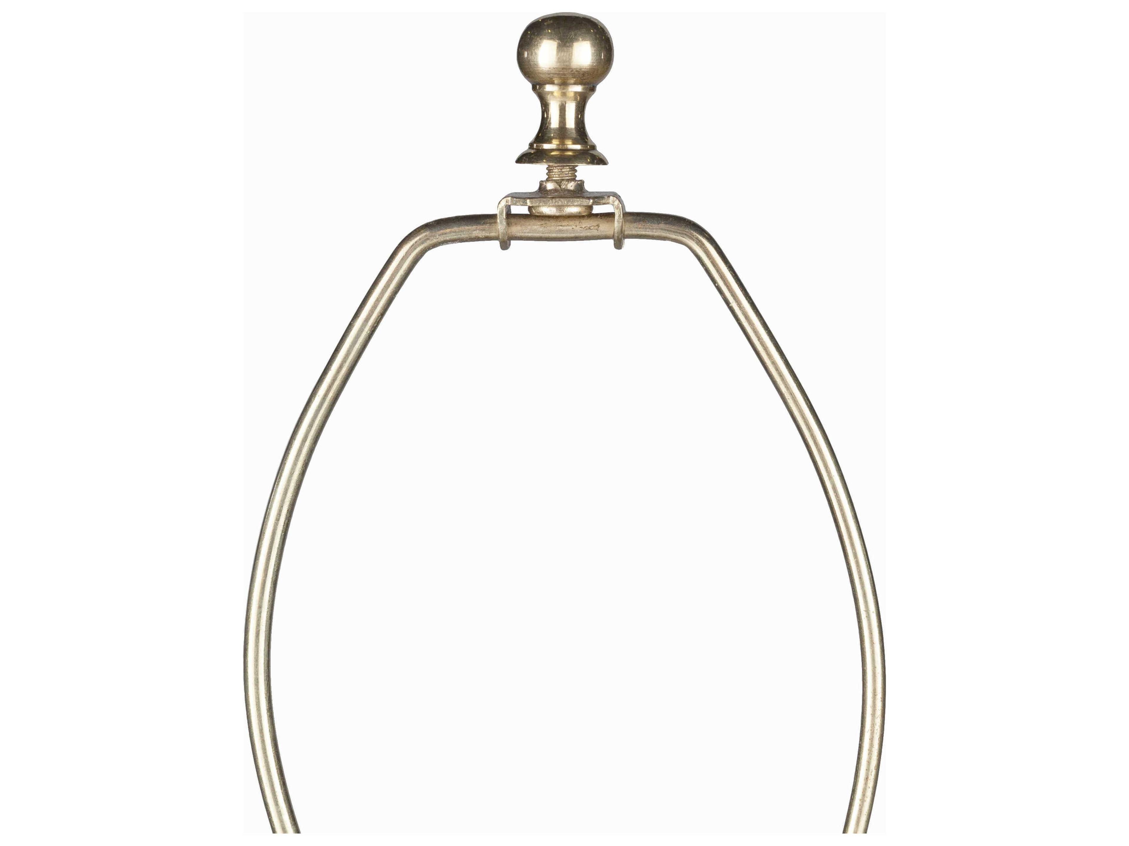 Surya Ollie Emerald Sage Ivory Linen Green Buffet Lamp