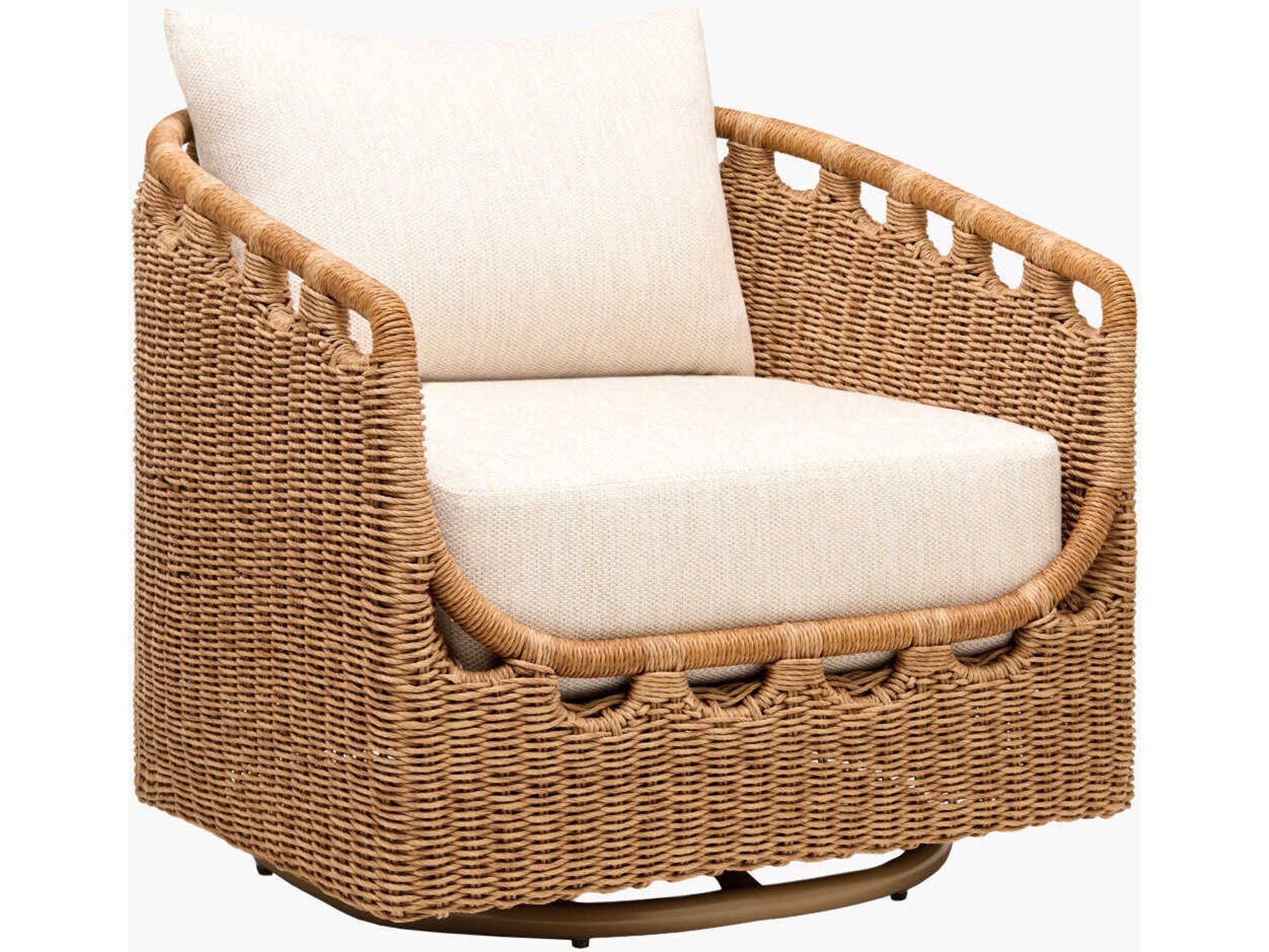 Surya Outdoor Marvella Powder Coated Dark Brown Aluminum Cushion Lounge Chair