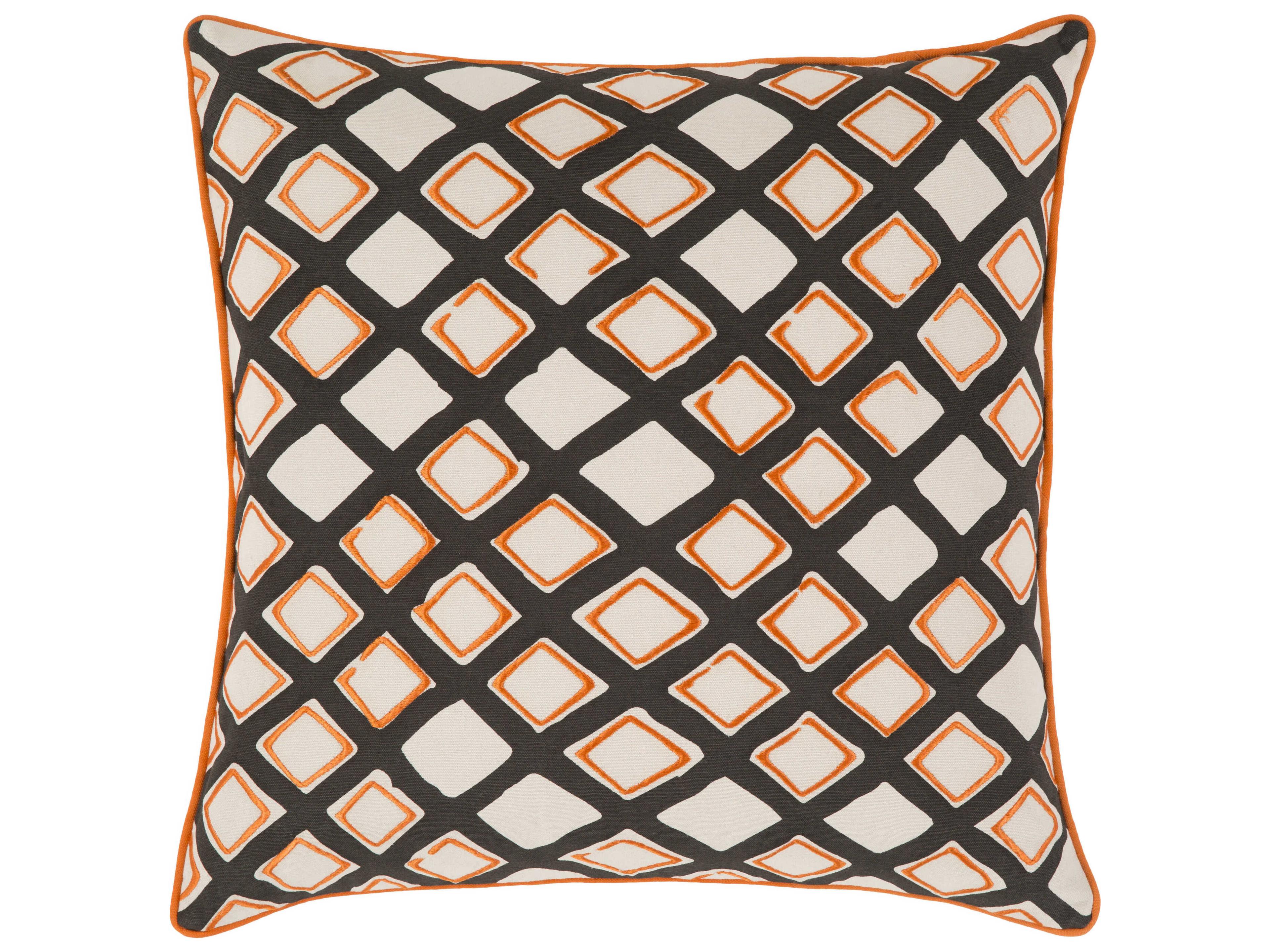 Surya Omo Orange Pillow