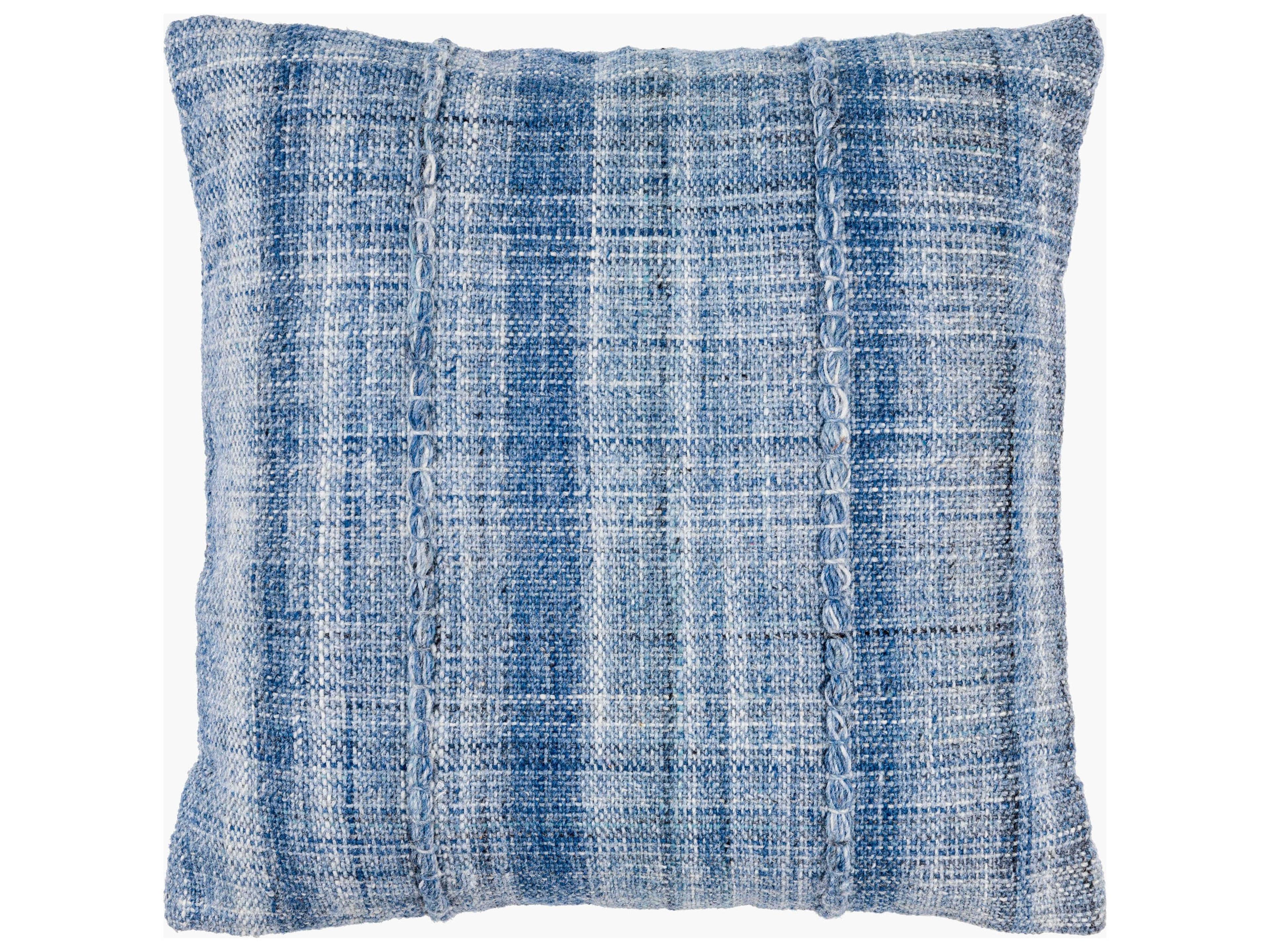 Mudcloth Denim Blue Pillow