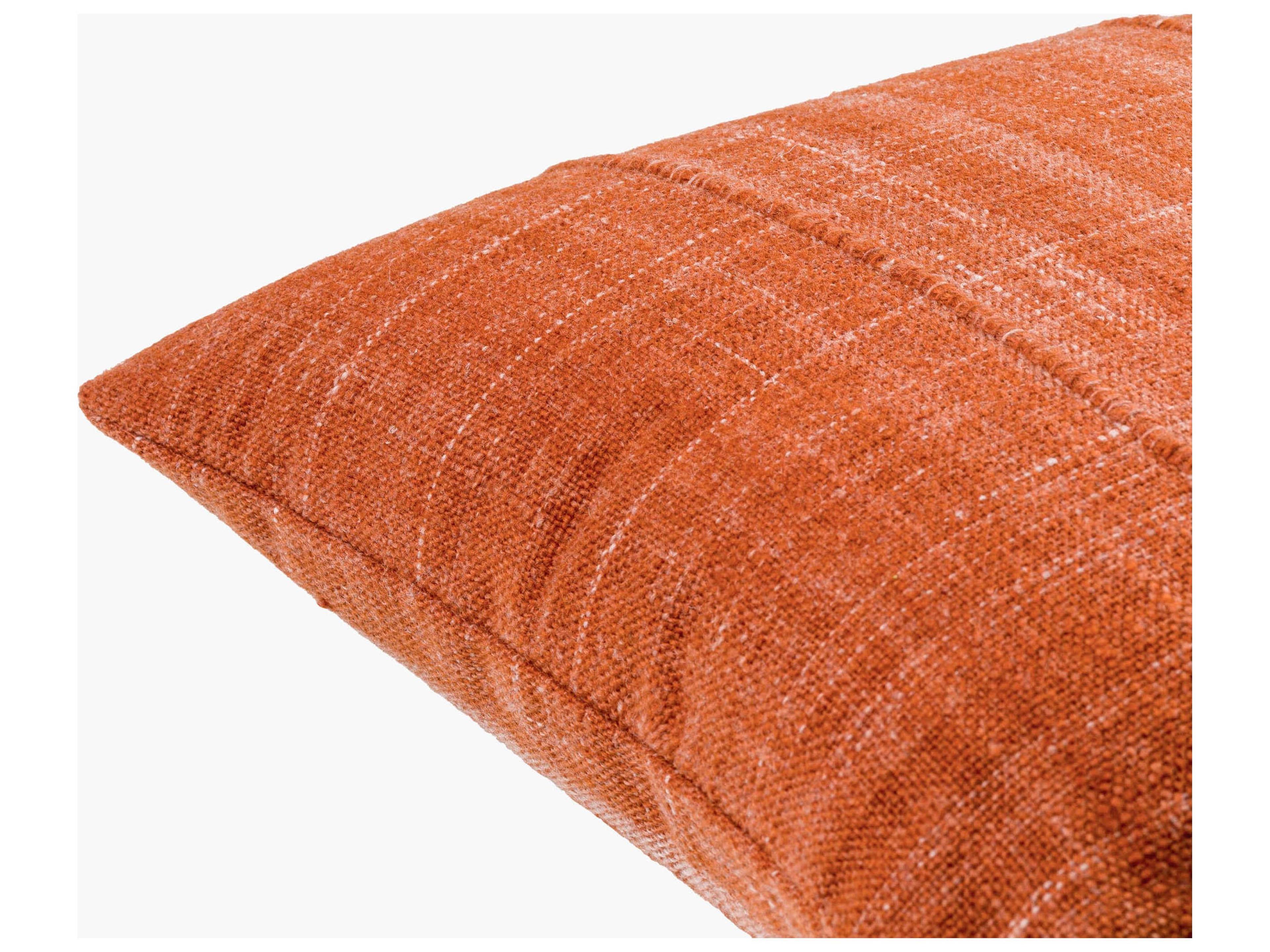 Surya Outdoor Mudcloth Terracotta Pillow