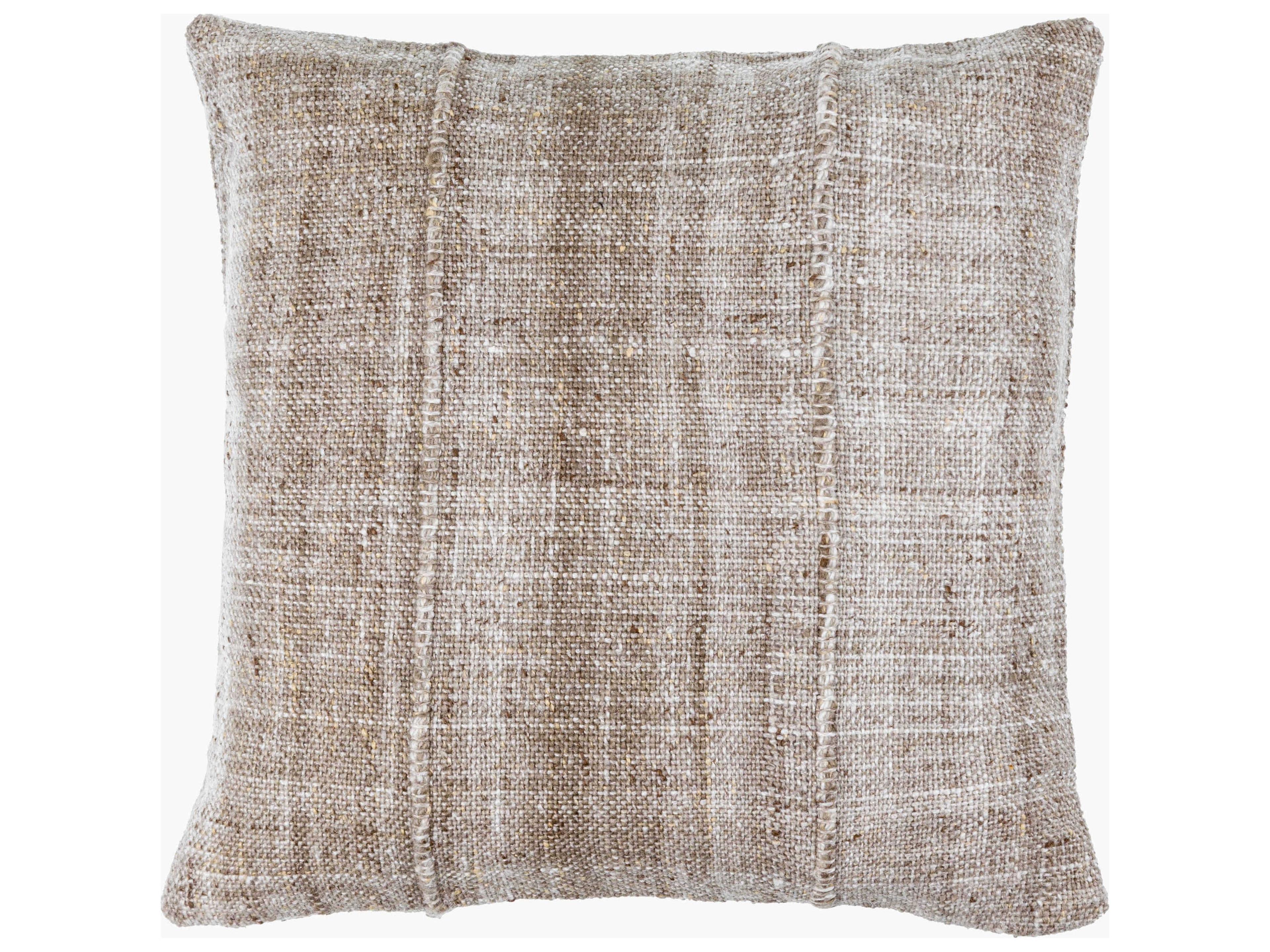 Surya Outdoor Mudcloth Beige Pillow