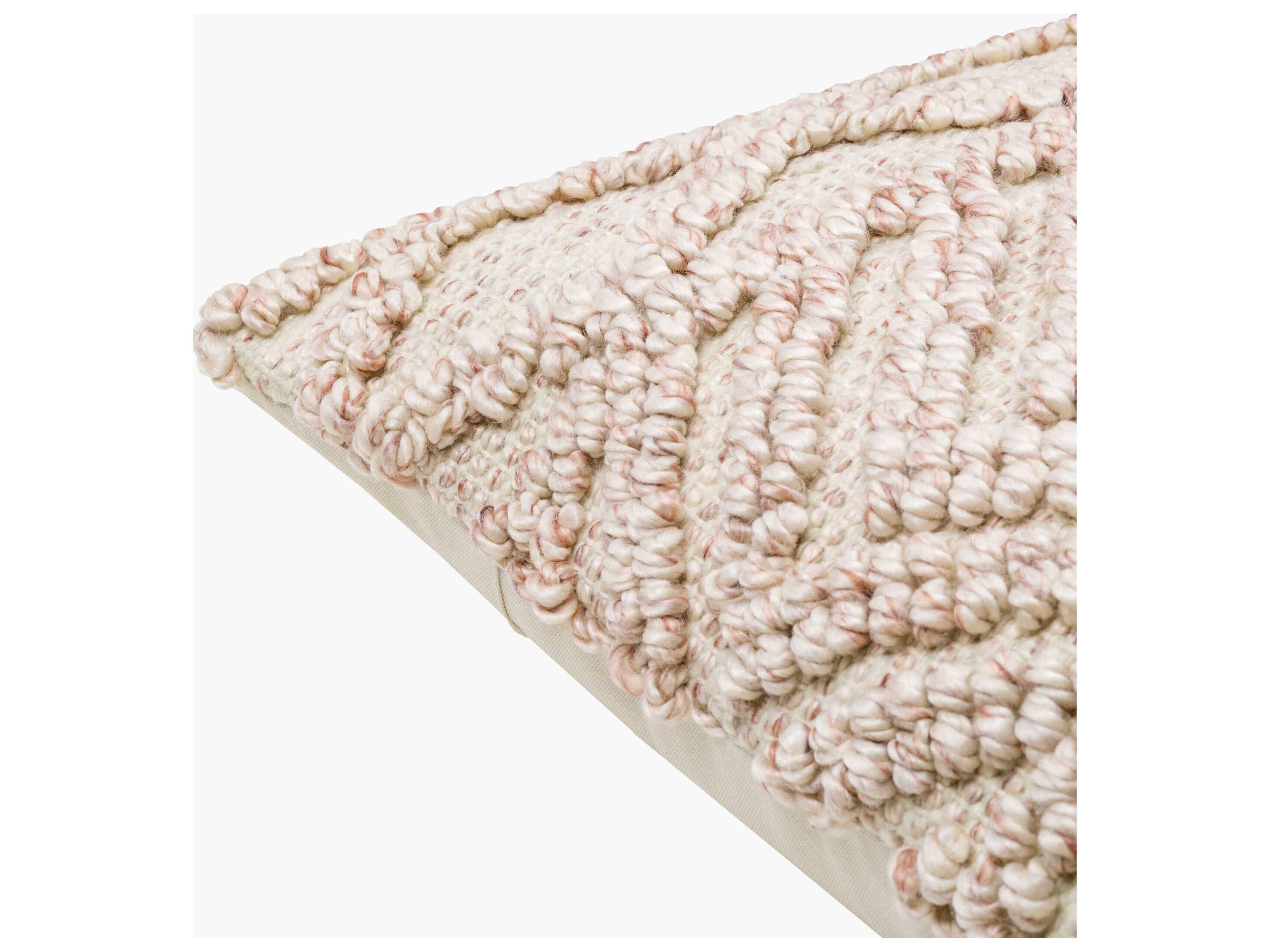 Surya Outdoor Nacka Pale Pink Pillow