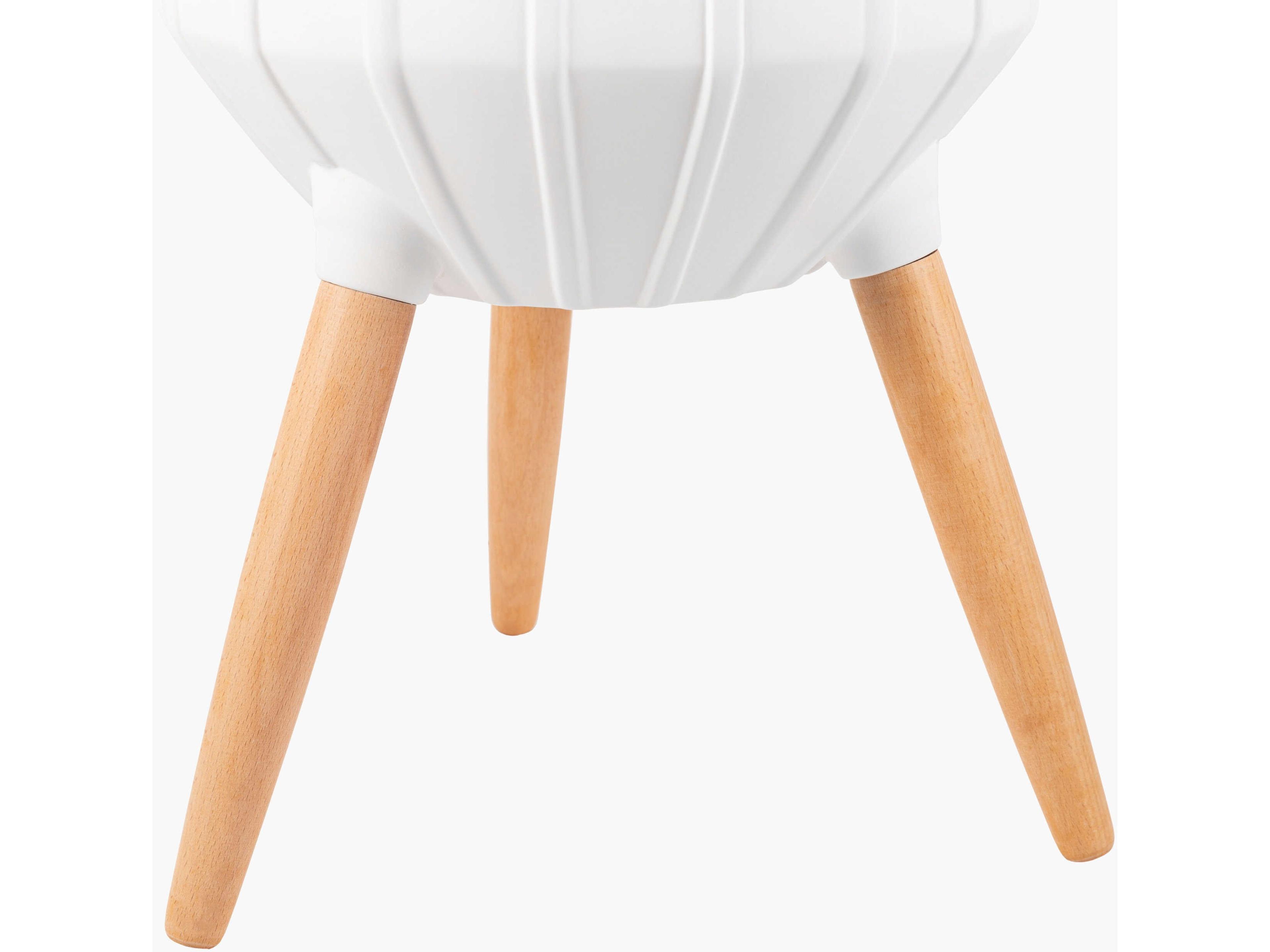 Surya Outdoor Orchid White Planter