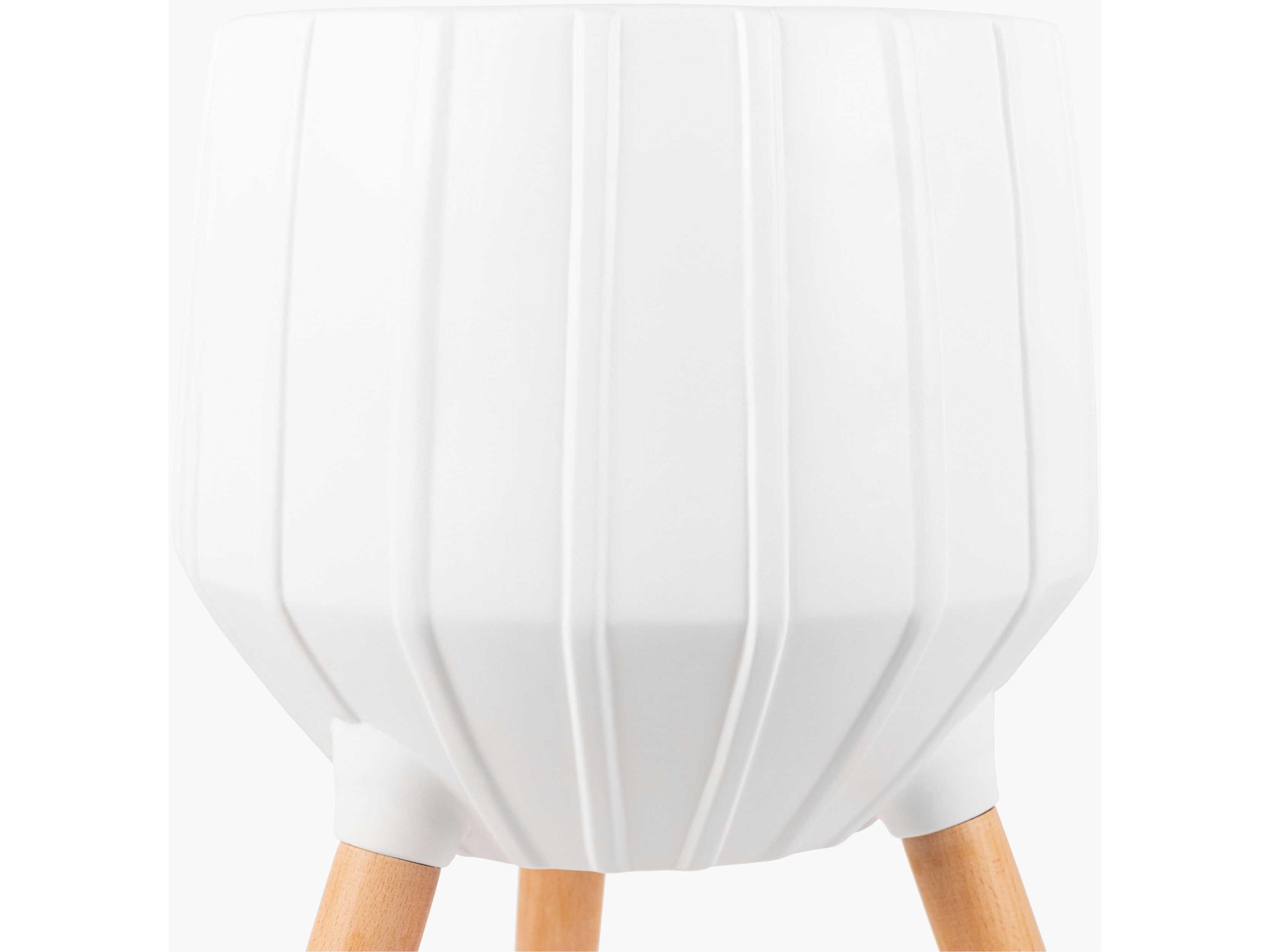 Surya Outdoor Orchid White Planter