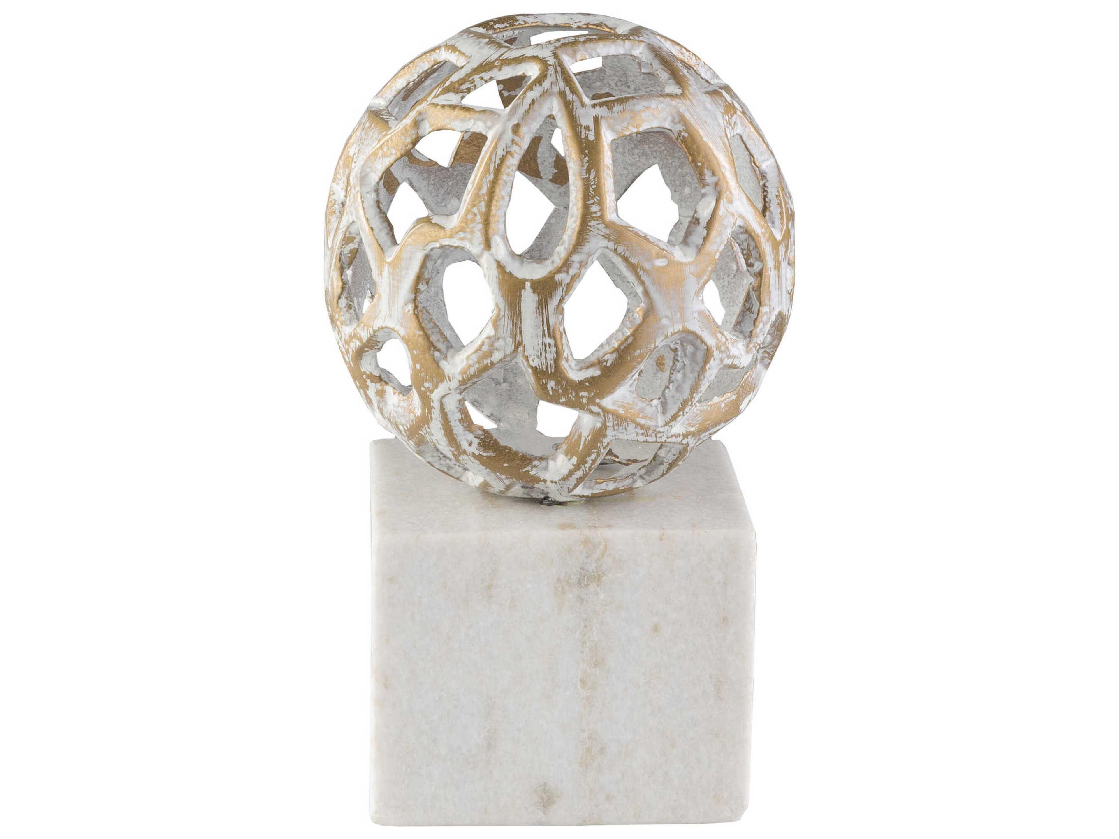 Orb White Sculpture