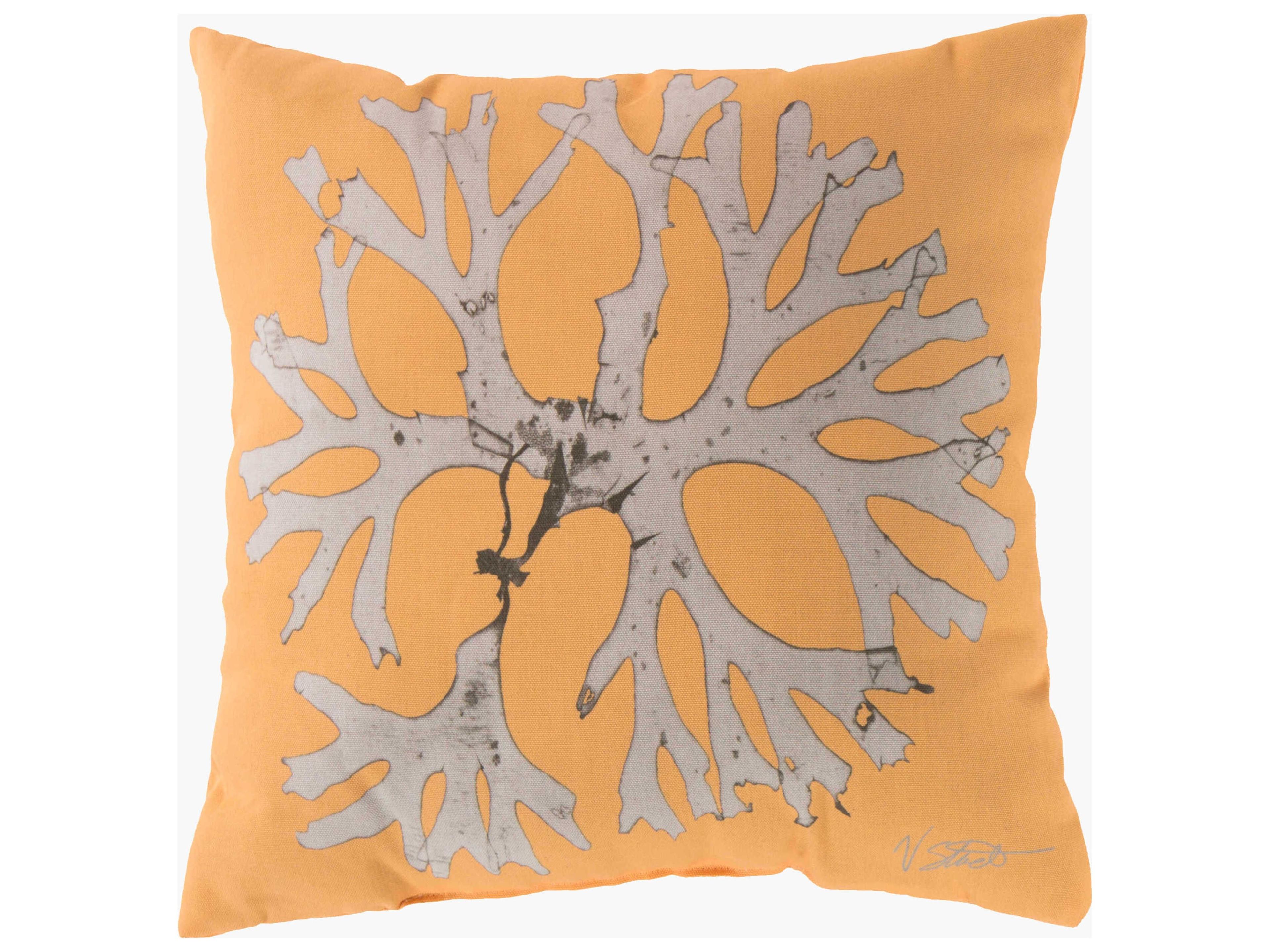 Rain Yellow Pillow