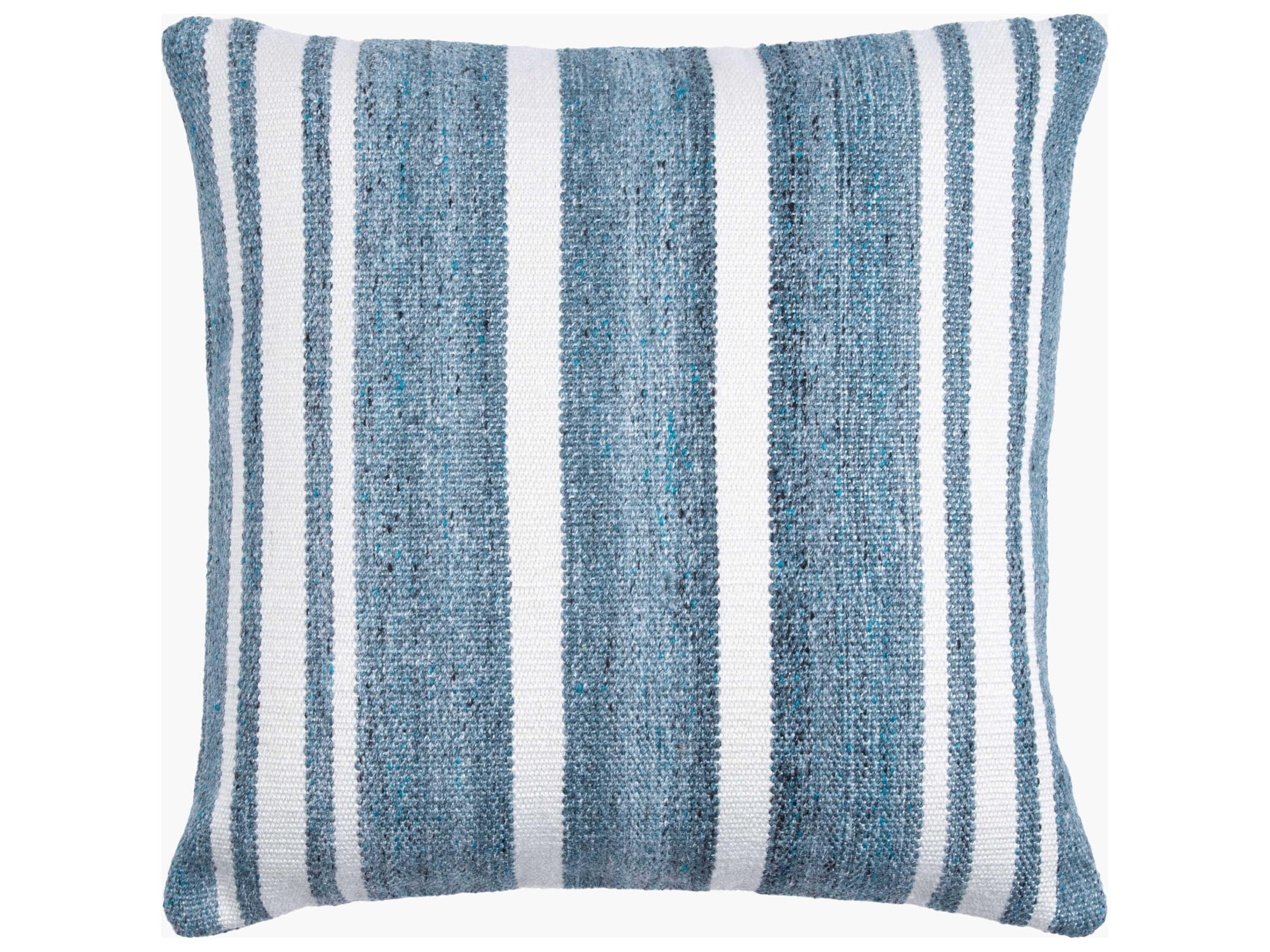 Surya Outdoor Rayer Blue Pillow
