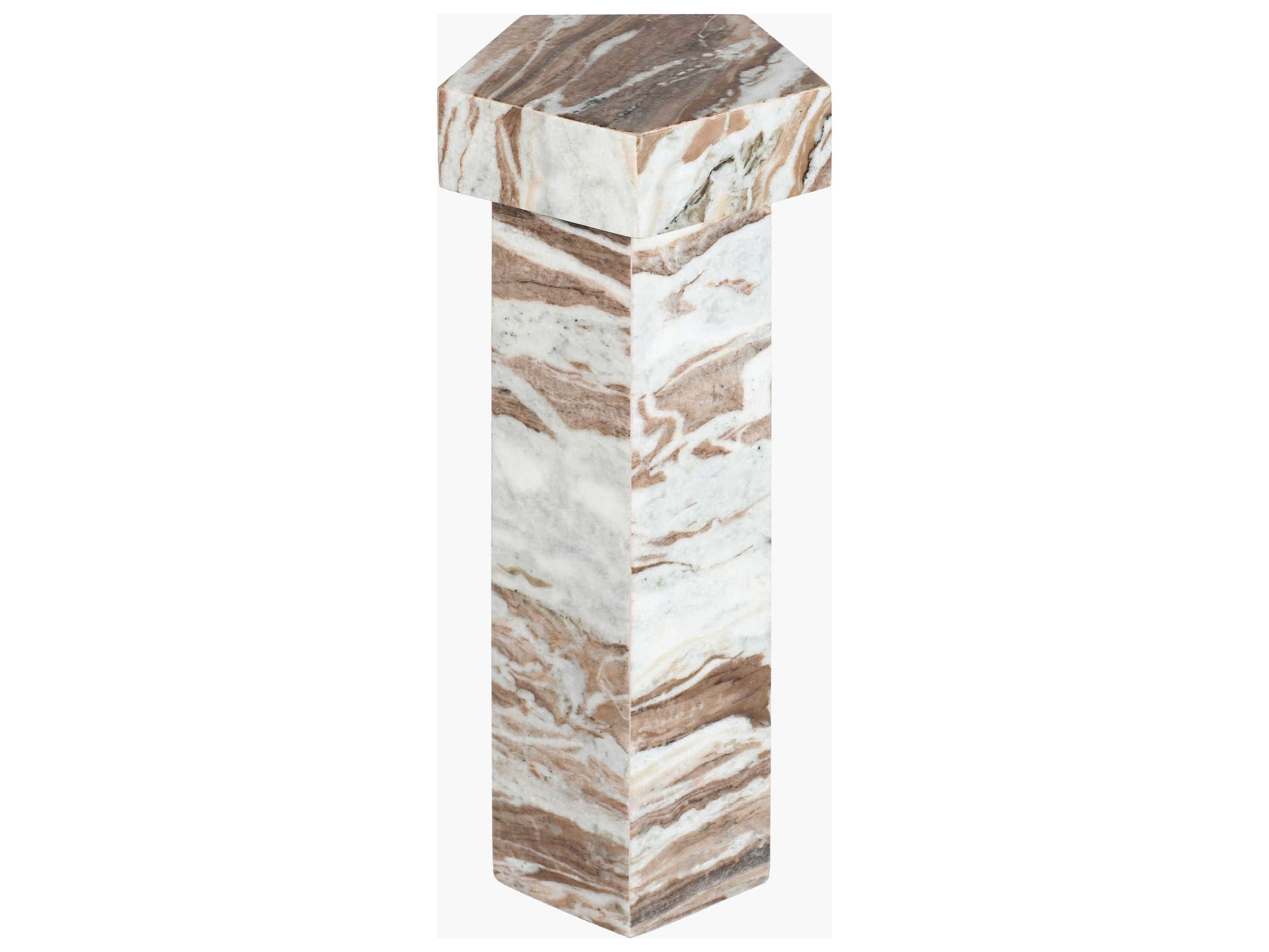 Treena Natural Stone End Table